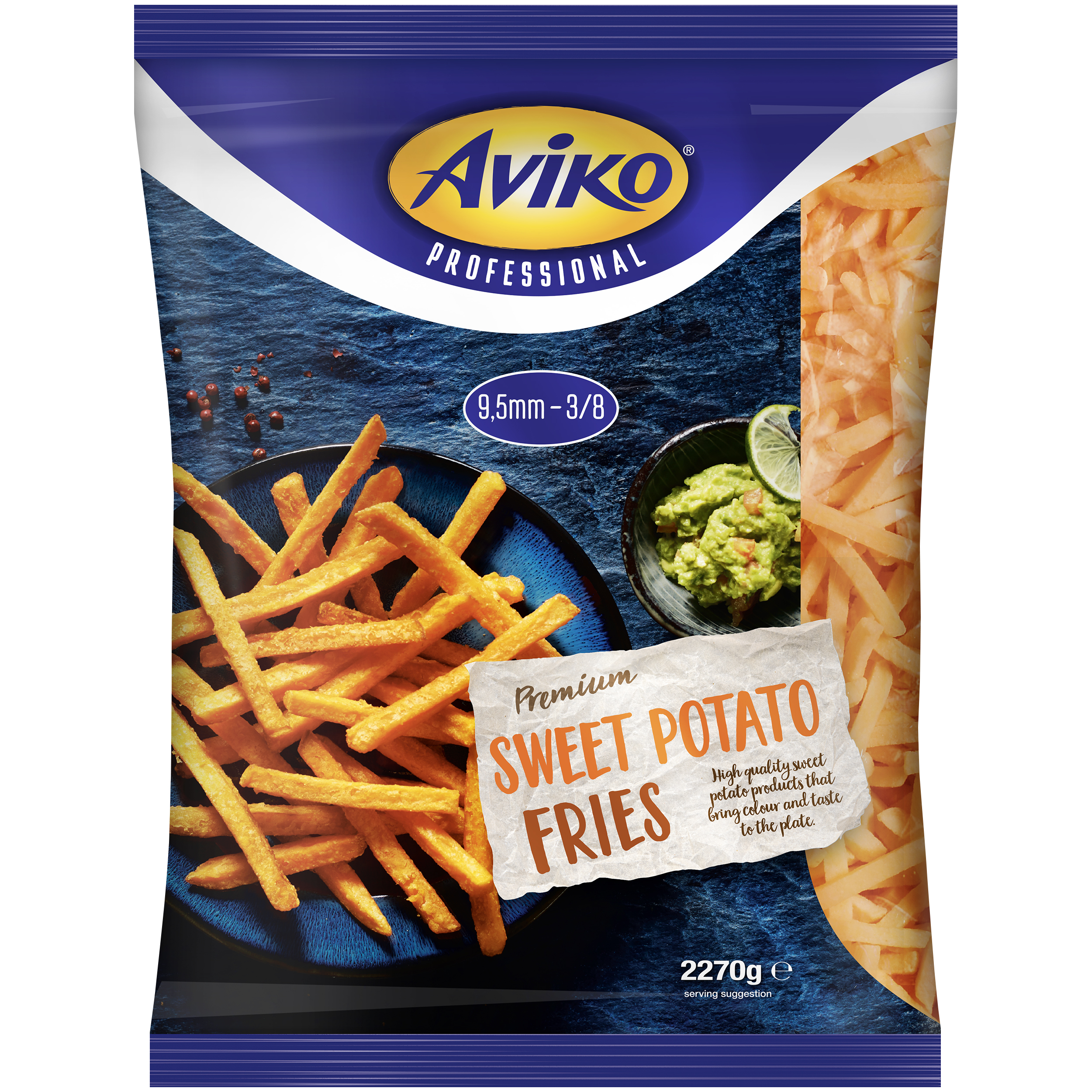 Aviko Frytki Z Batatów Sweet Potato Fries 9,5 Mm 2270G