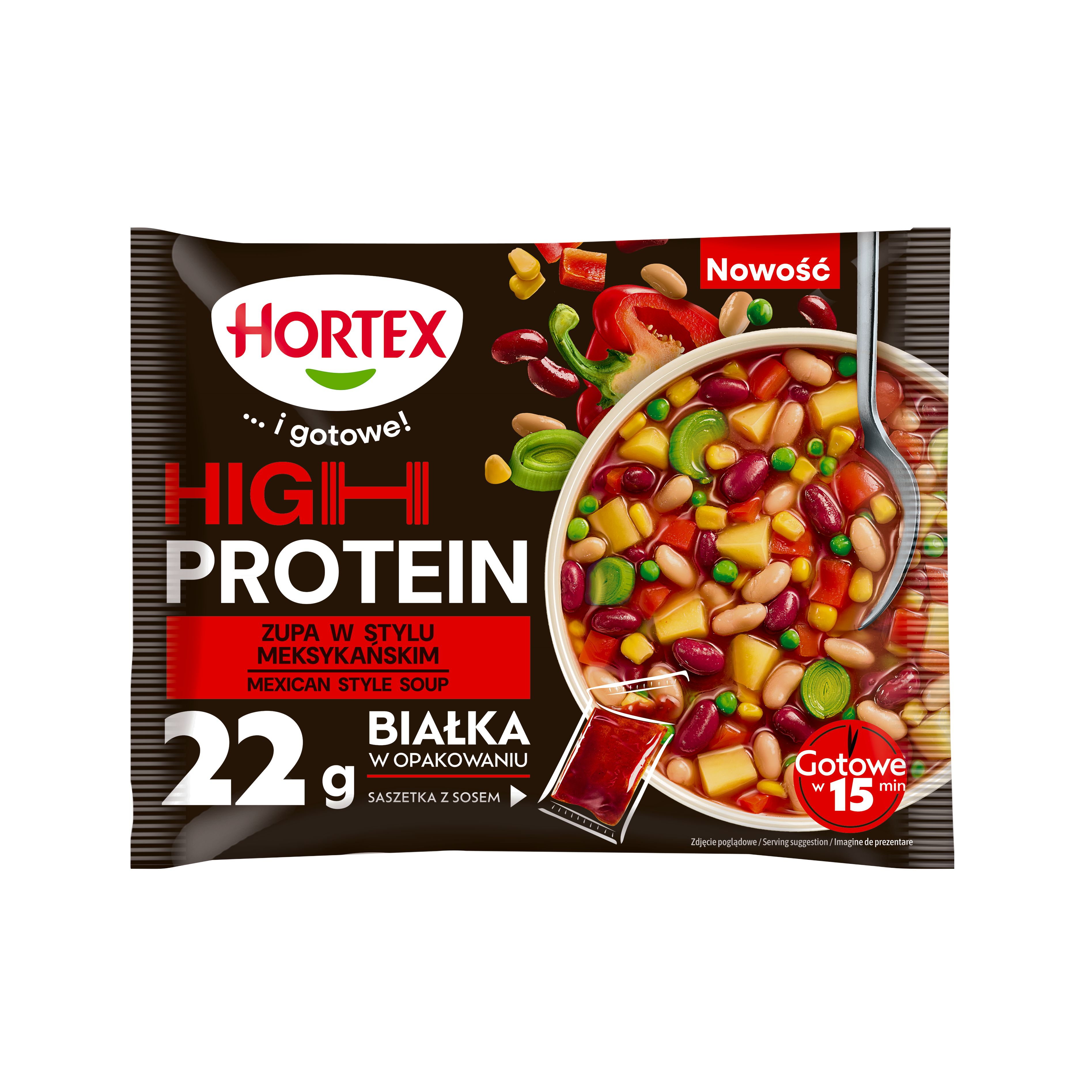 Hortex Zupa W Stylu Meksykańskim High Protein 450G