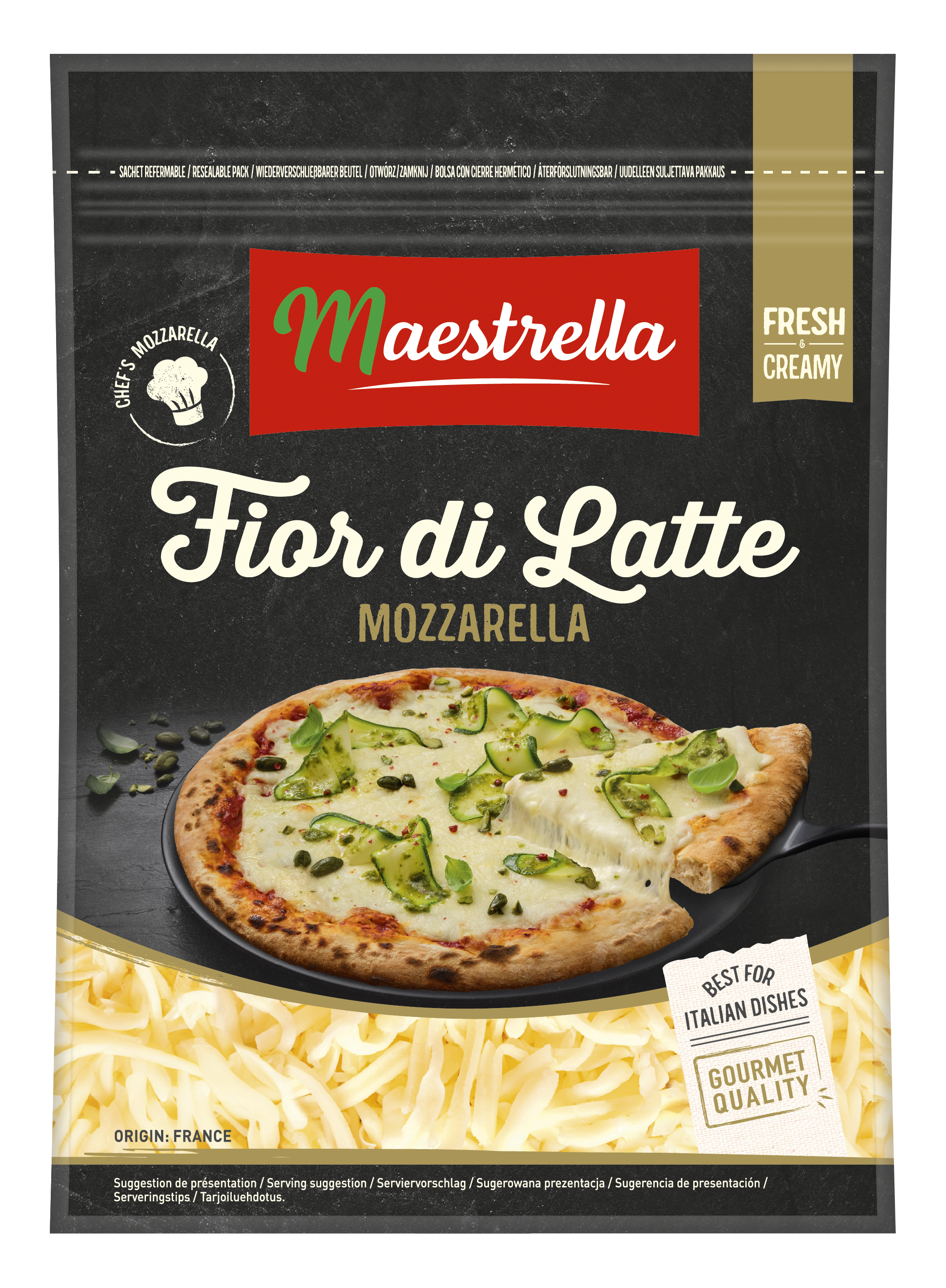 Maestrella Mozzarella Wióry Fior Di Latte 150G