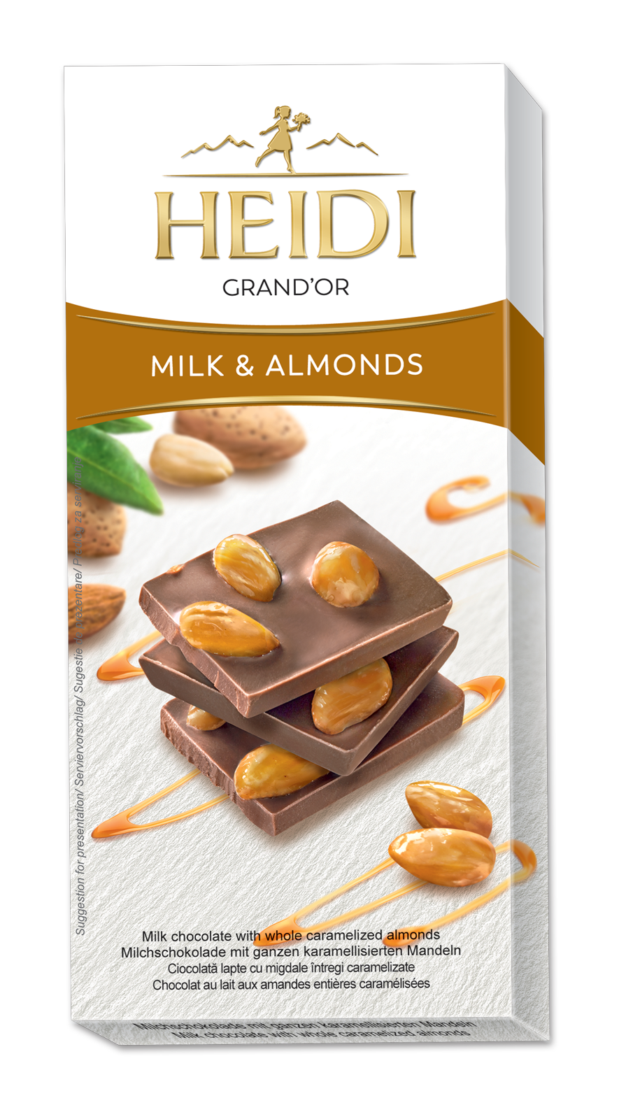 Heidi Grand'Or Milk&Almonds 100G
