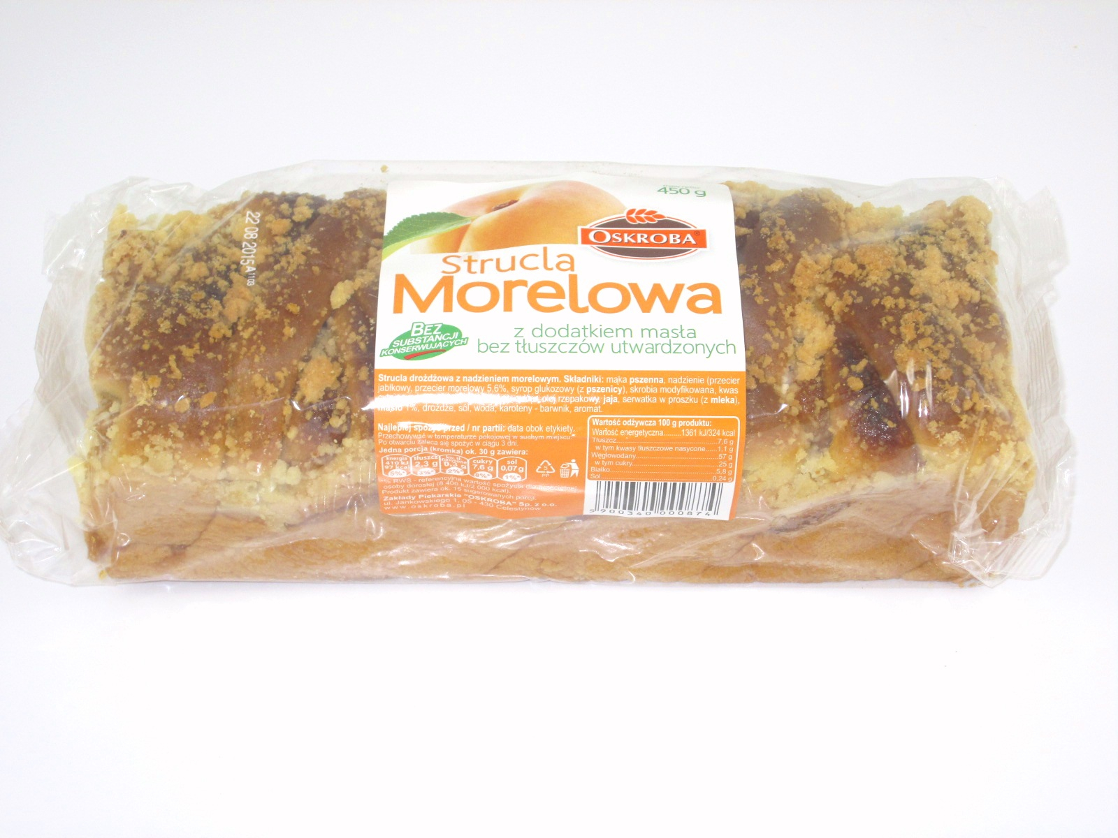 Oskroba, Strucla Morelowa 450G