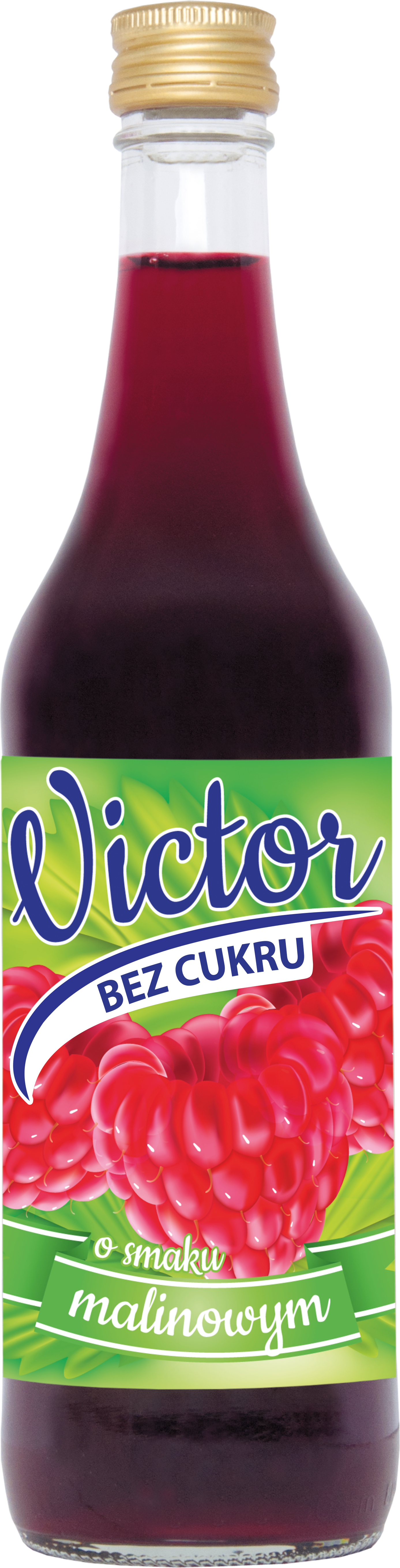 Zaprawa Do Napojów O Smaku Malinowym 500 Ml Bez Cukru. Victor