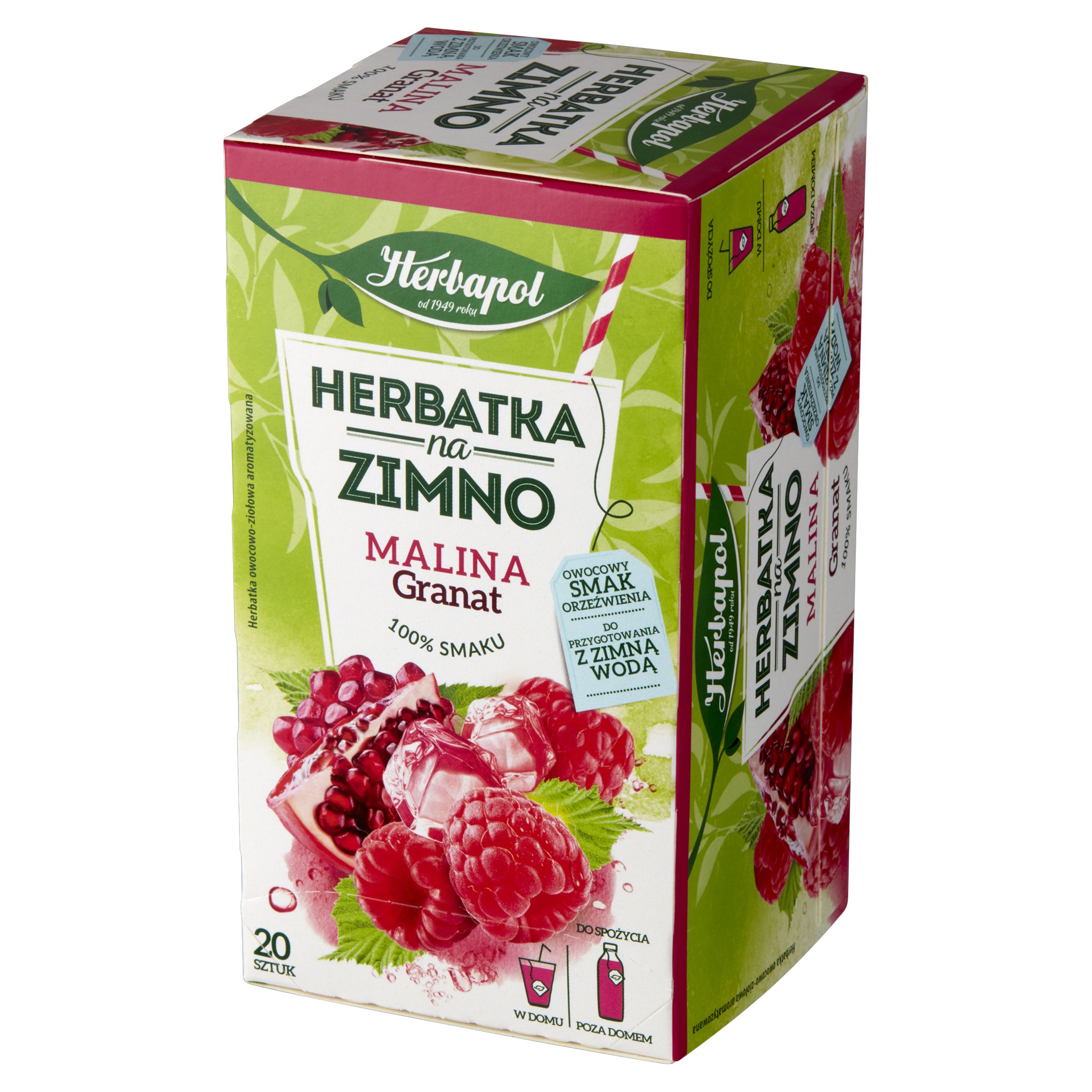 Herbapol Herbatka Na Zimno Malina Granat 20Tb/36G