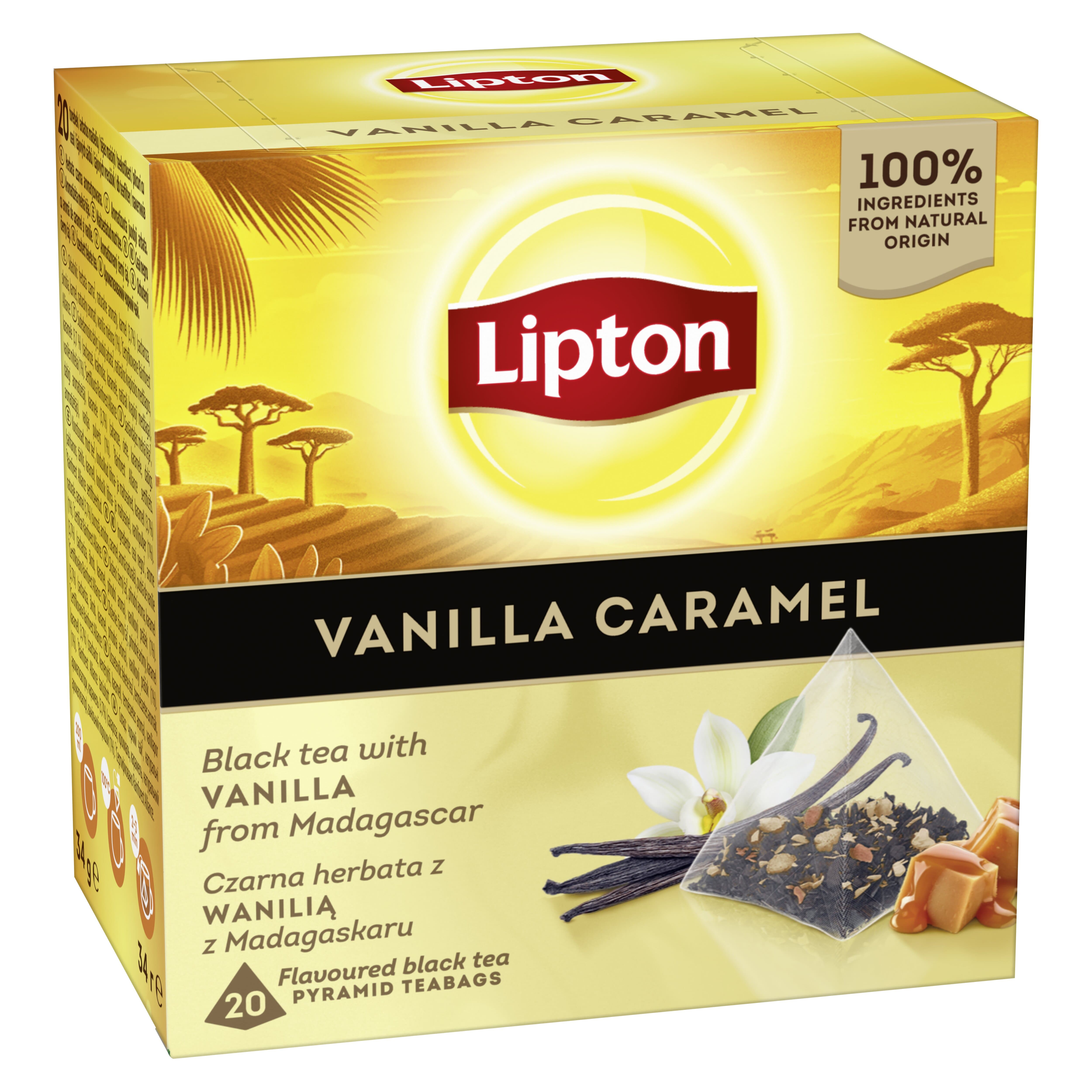 Lipton Piramidki Vanilla Caramel 20Tb