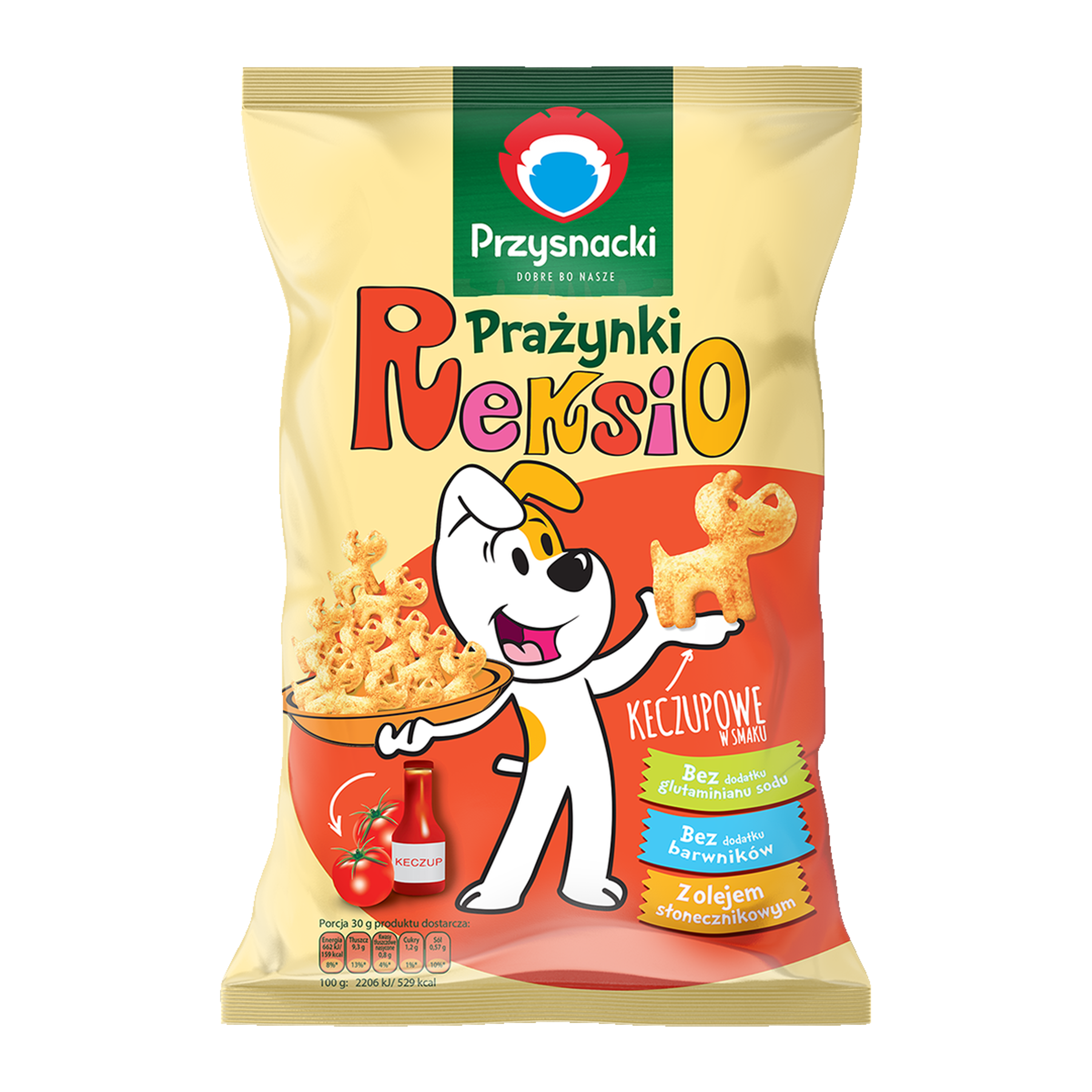 Przysnacki Prażynki Reksio Keczupowe W Smaku 90 G