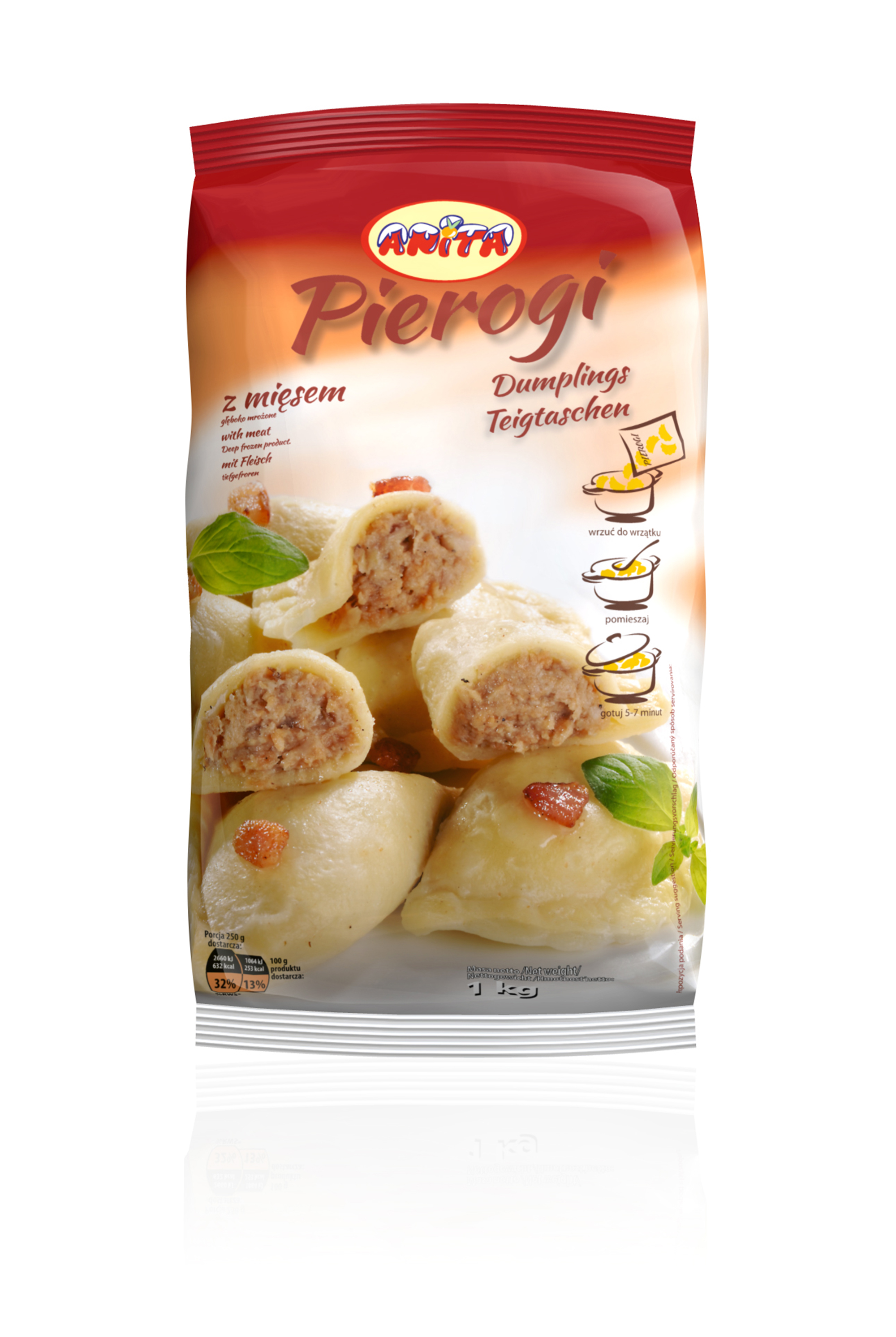 Anita Pierogi Z Mięsem 1Kg