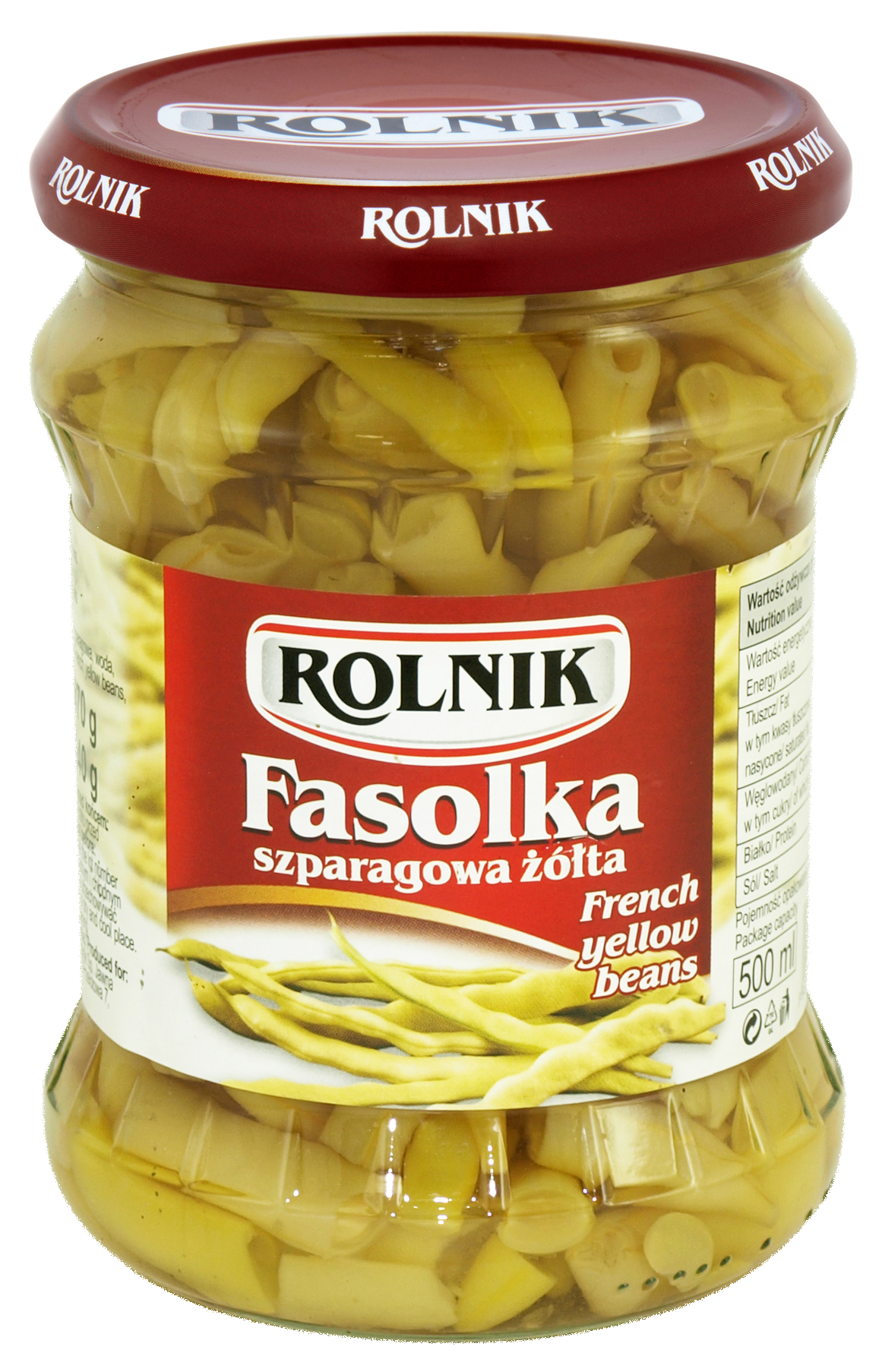 Fasolka Szparagowa Żółta Rolnik 500 Ml