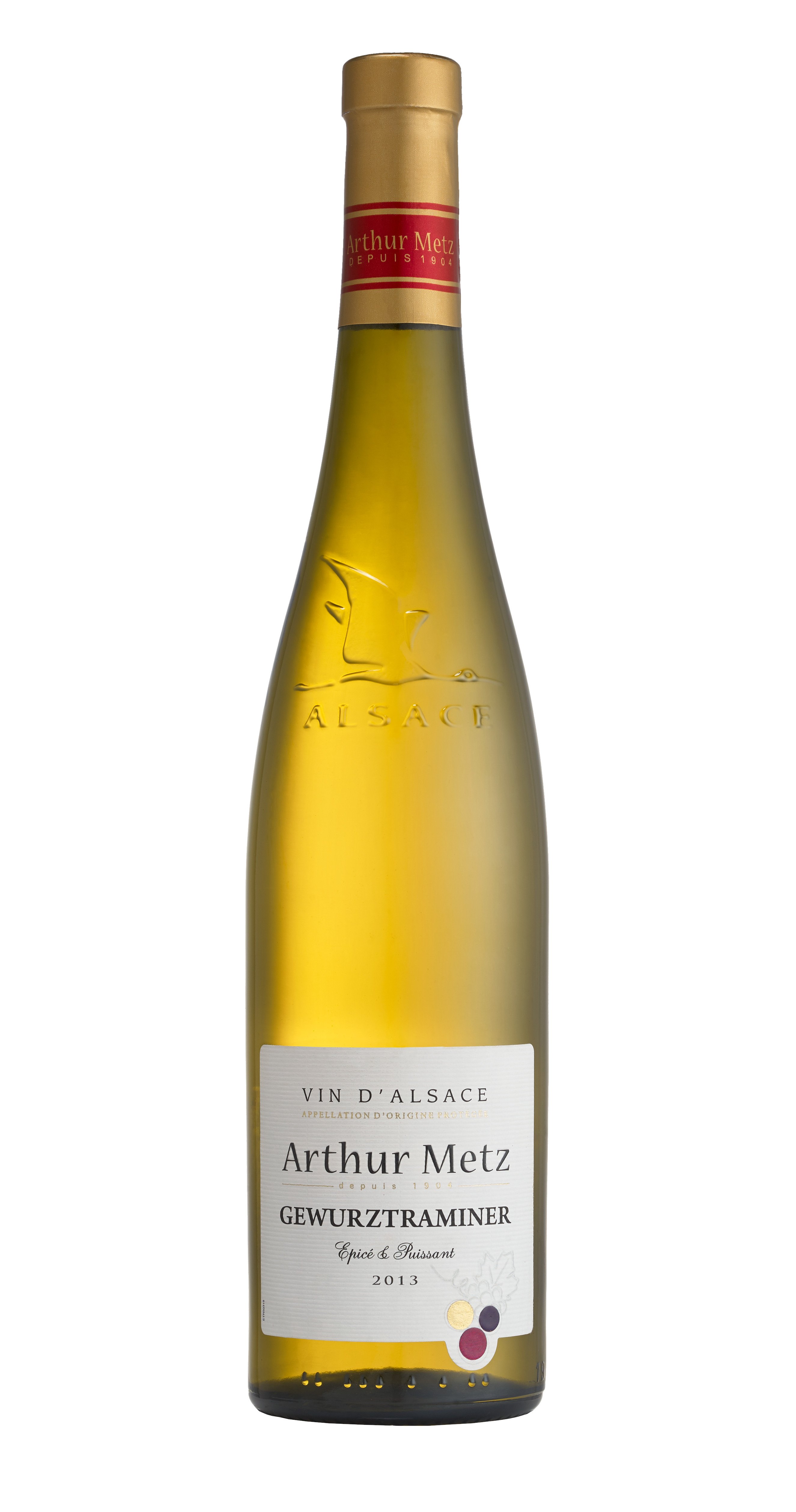 Wino Białe Półsłodkie Arthur Metz Gewurztraminer 750Ml 14%