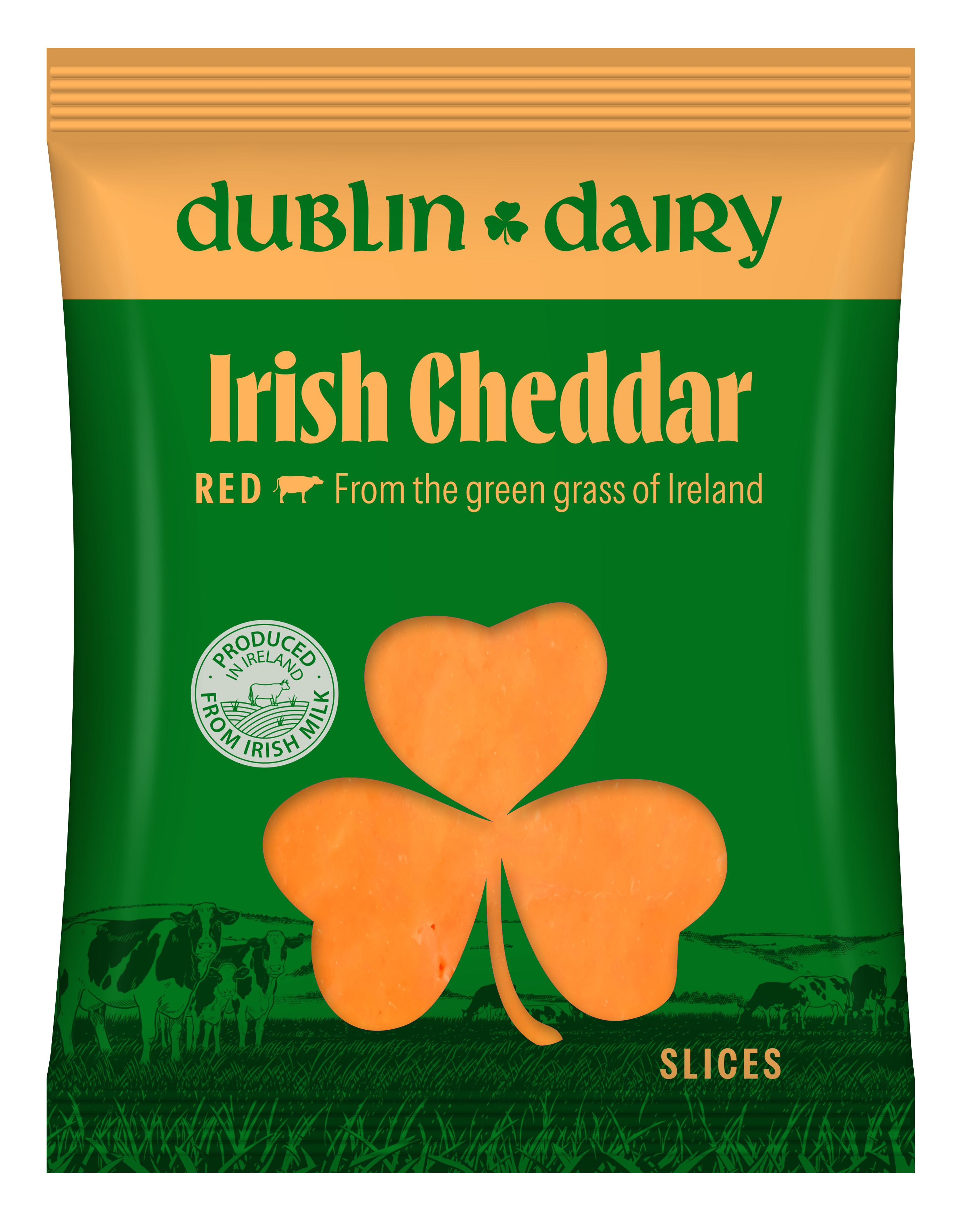 Dublin Dairy Irlandzki Cheddar Red Plastry 150G