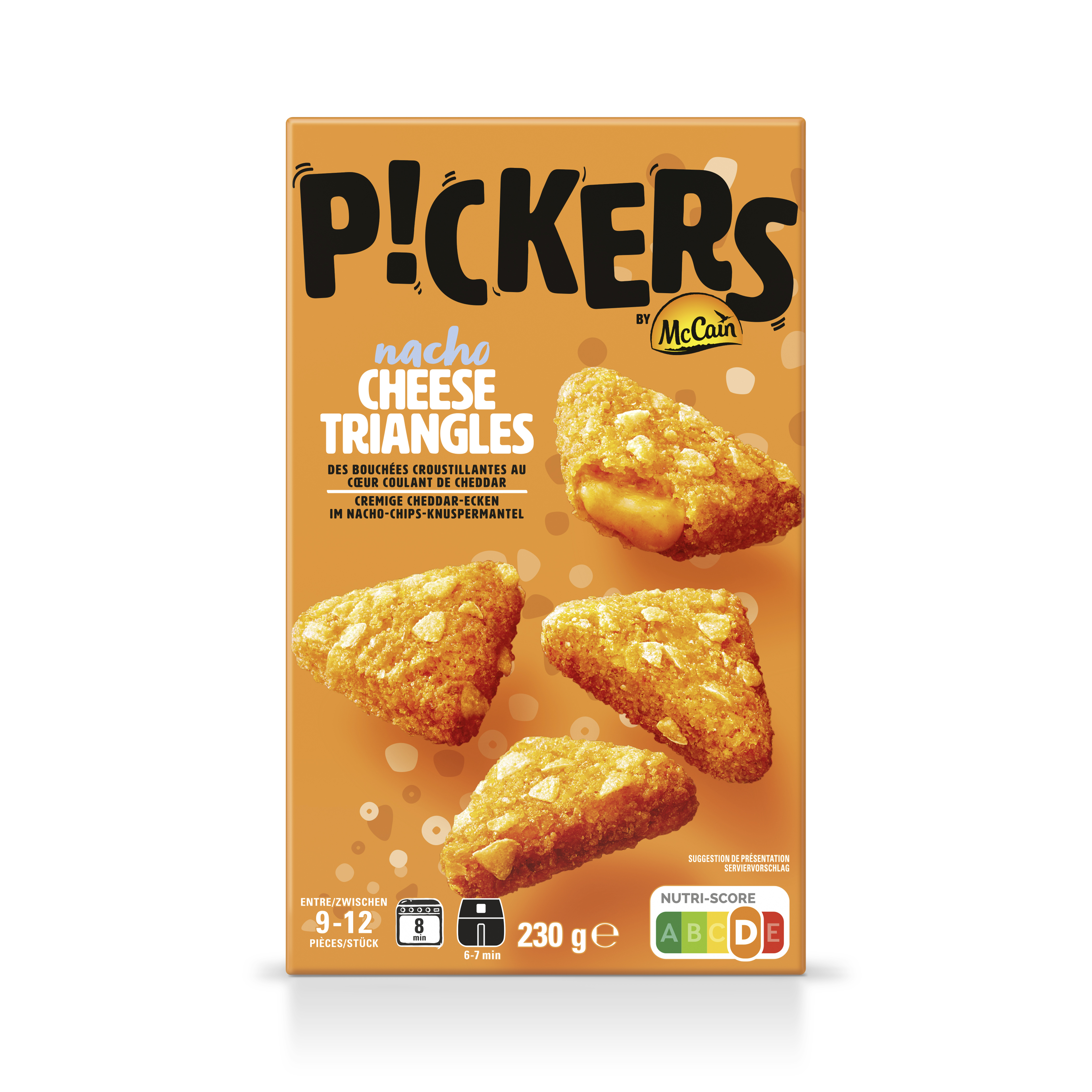 Mccain Pickers Przekąski Serowe Nacho Cheese Triangle 230G