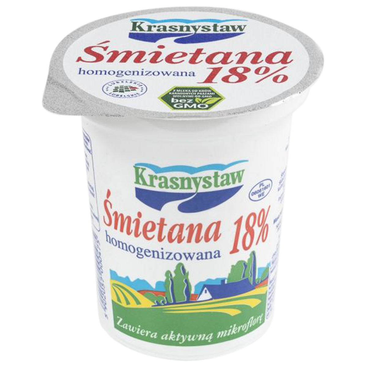 Krasnystaw Śmietana Homogenizowana 18% 300 G