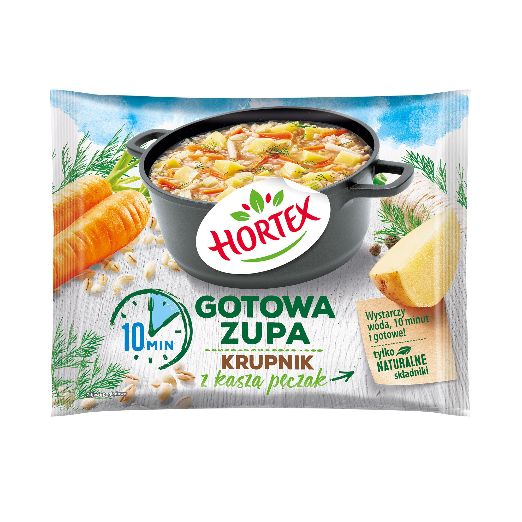Hortex Zupa Gotowa Krupnik Z Kaszą Pęczak 450G