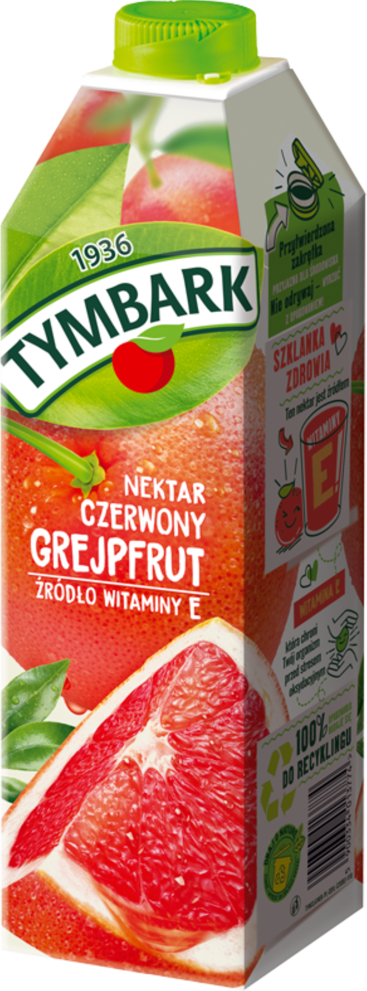 Tymbark Nektar Czerwony Grejpfrut 1 L