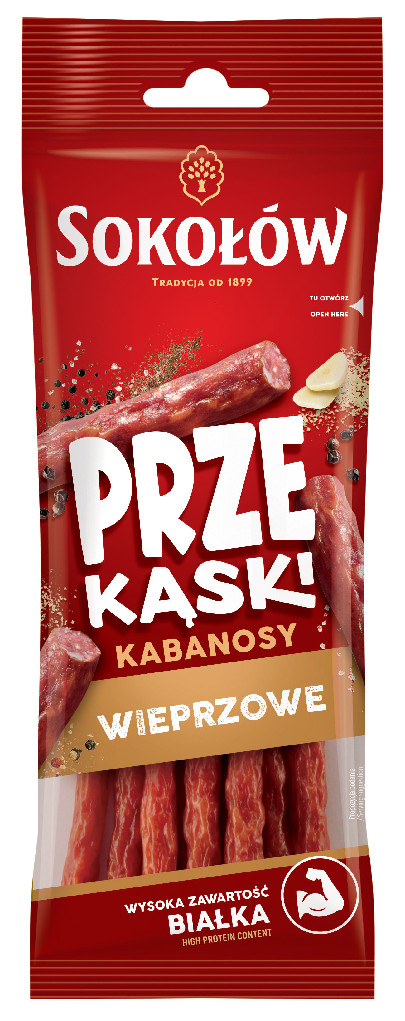 Kabanosy Wieprzowe 80 G Sokołów