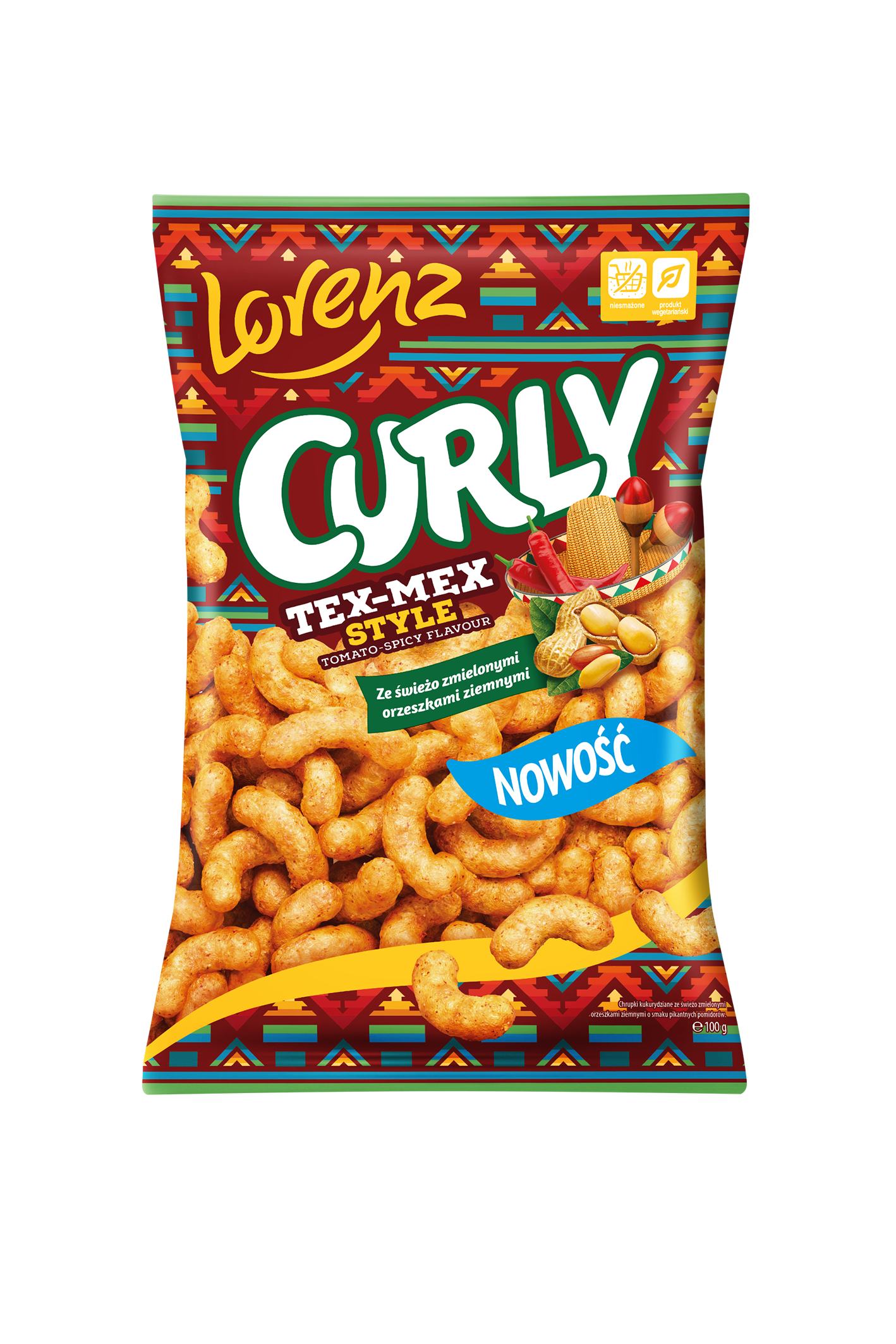 Chrupki Curly Tex-Mex 100G