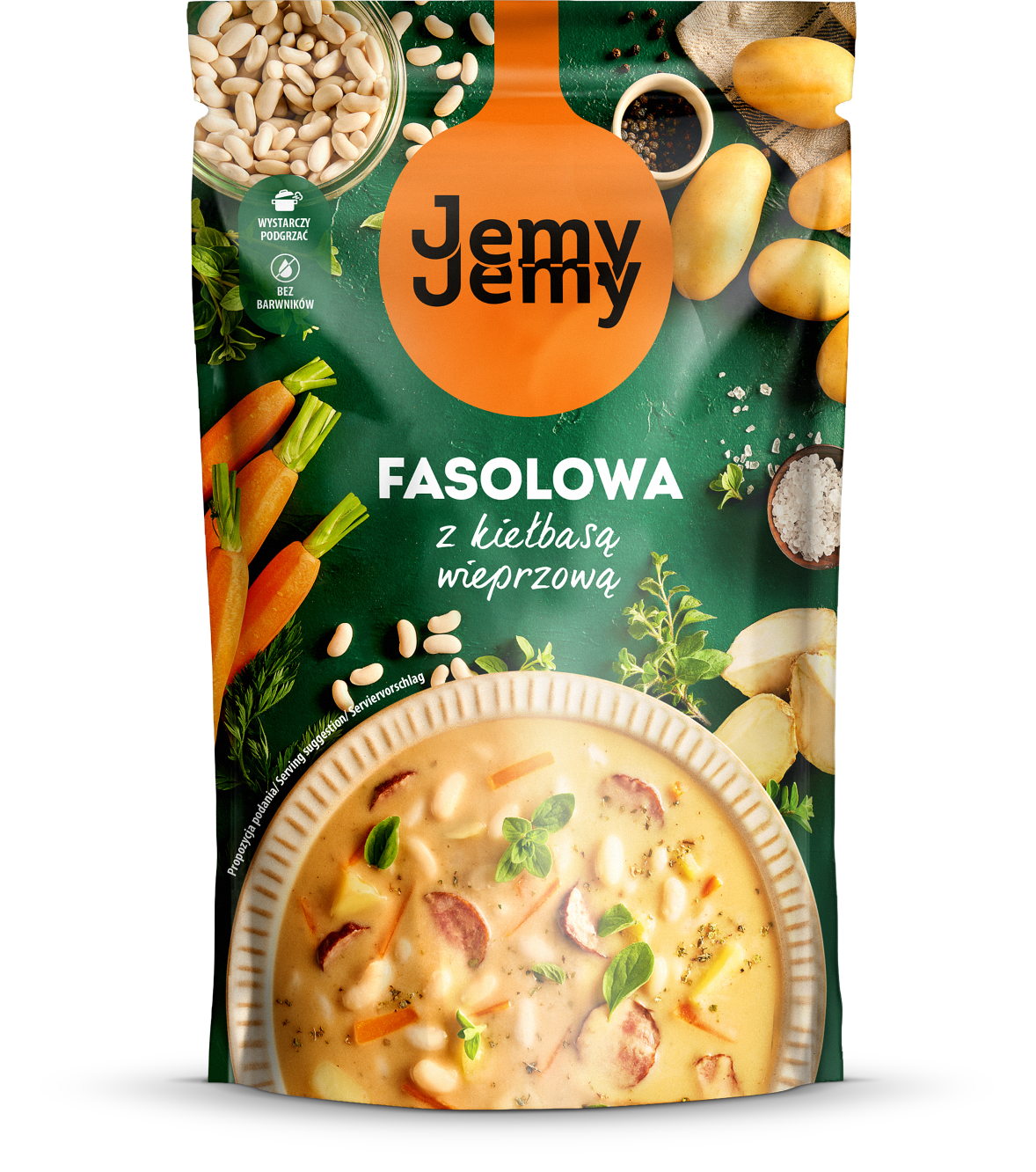 Jemyjemy Fasolowa Z Kiełbasą Wieprzową 450G