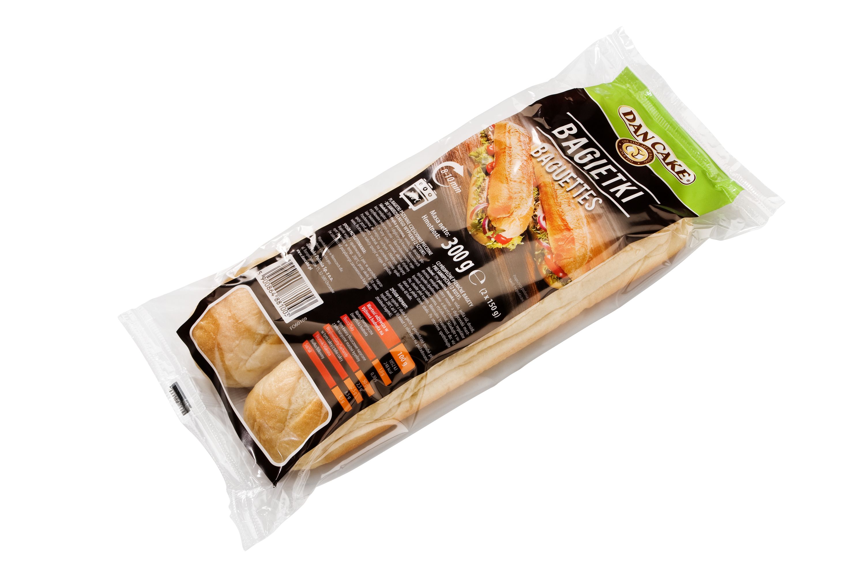 Dan Cake Bagietka Pszenna 2X150G