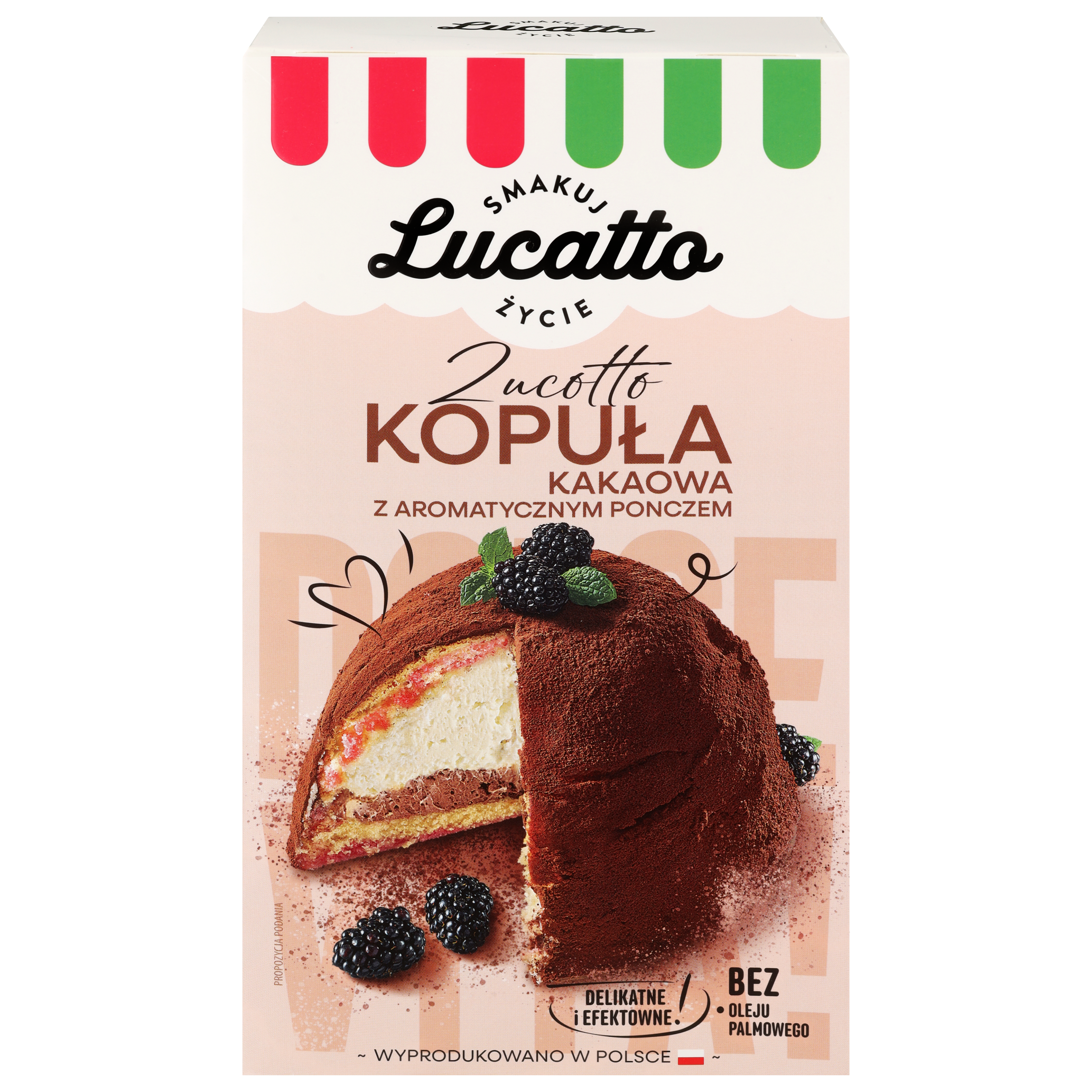 Ciasto Kakaowa Kopuła Lucatto 370G