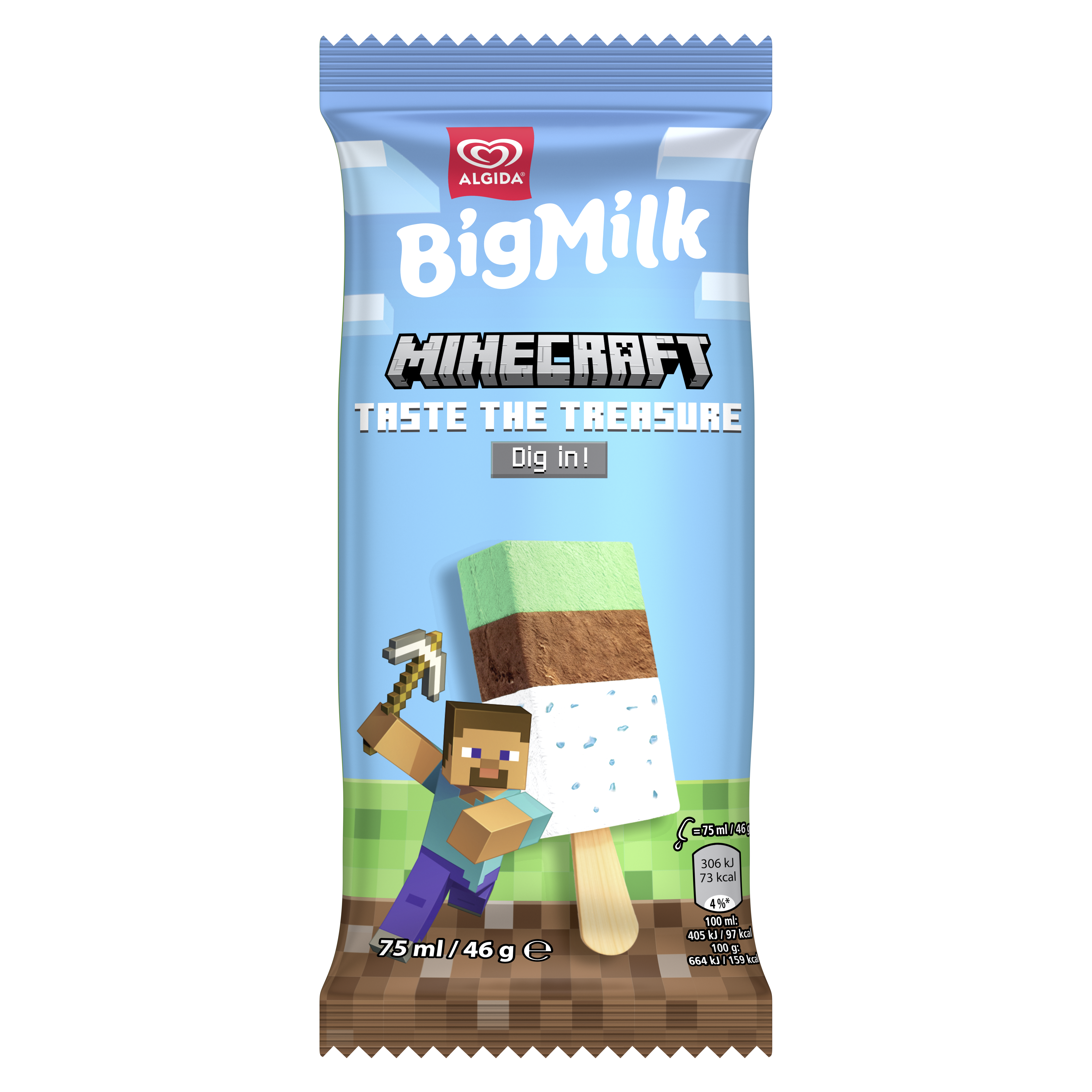 Big Milk Lody Minecraft 75 Ml