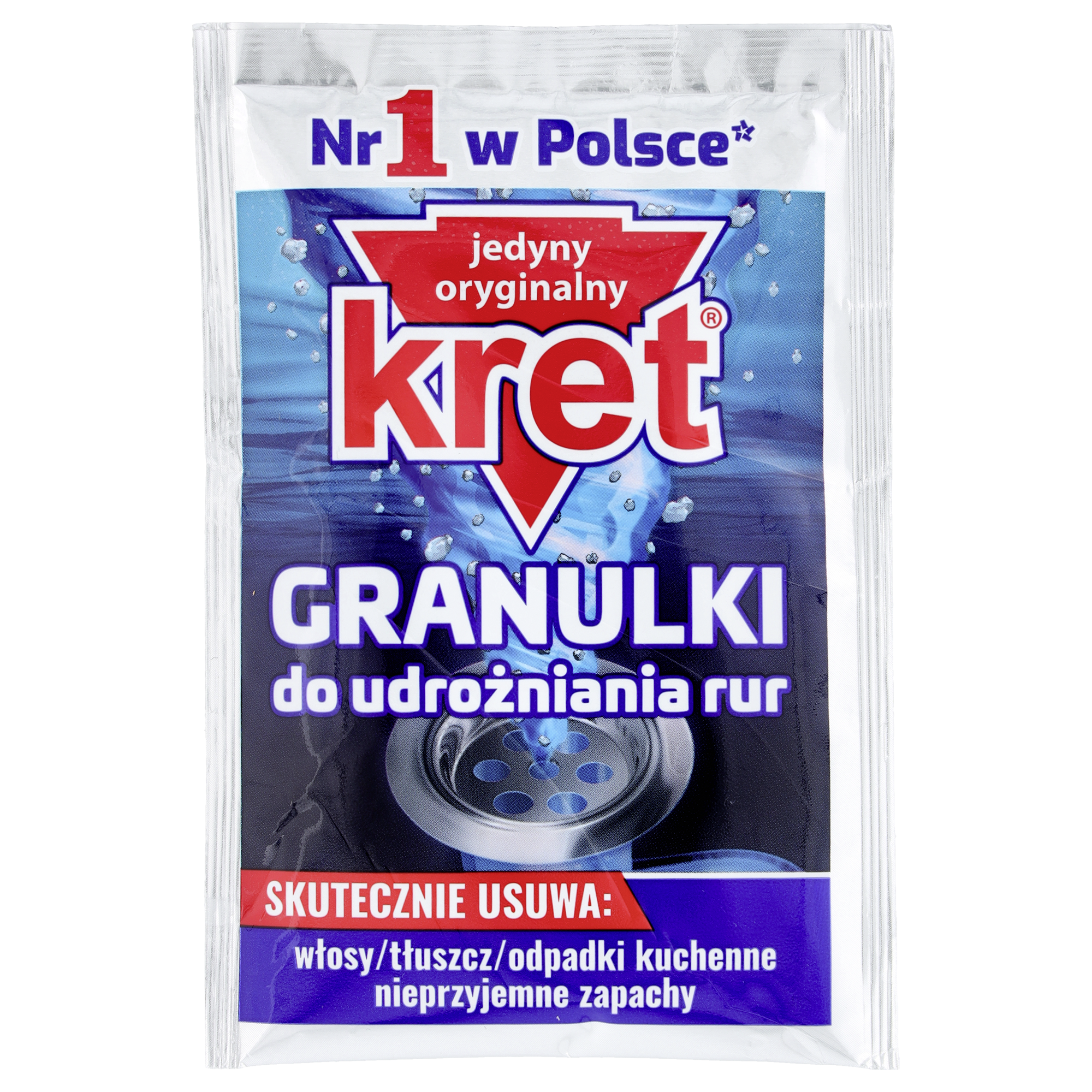 Kret Granulki Do Udrożniania Rur 40G Saszetka