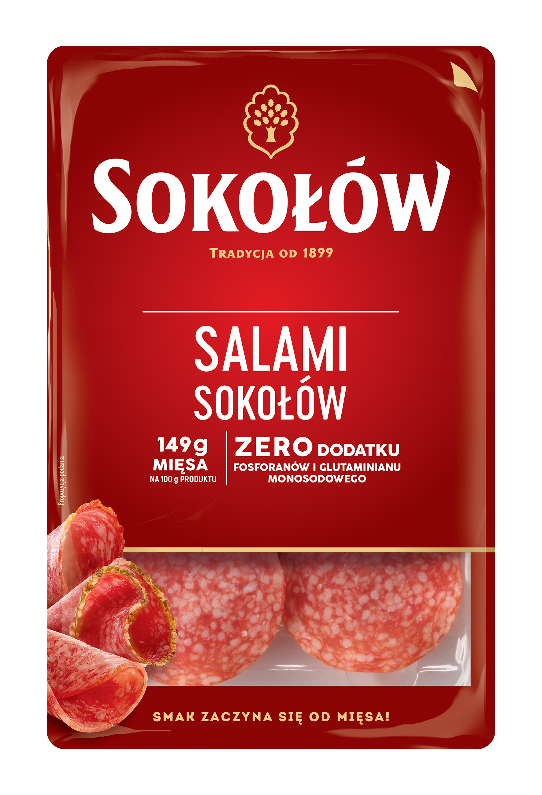 Salami Sokołów Plastry 100G Sokołów