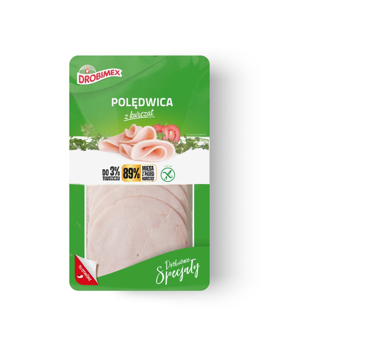 Polędwica Z Kurcząt 100 G Plastry Drobimex