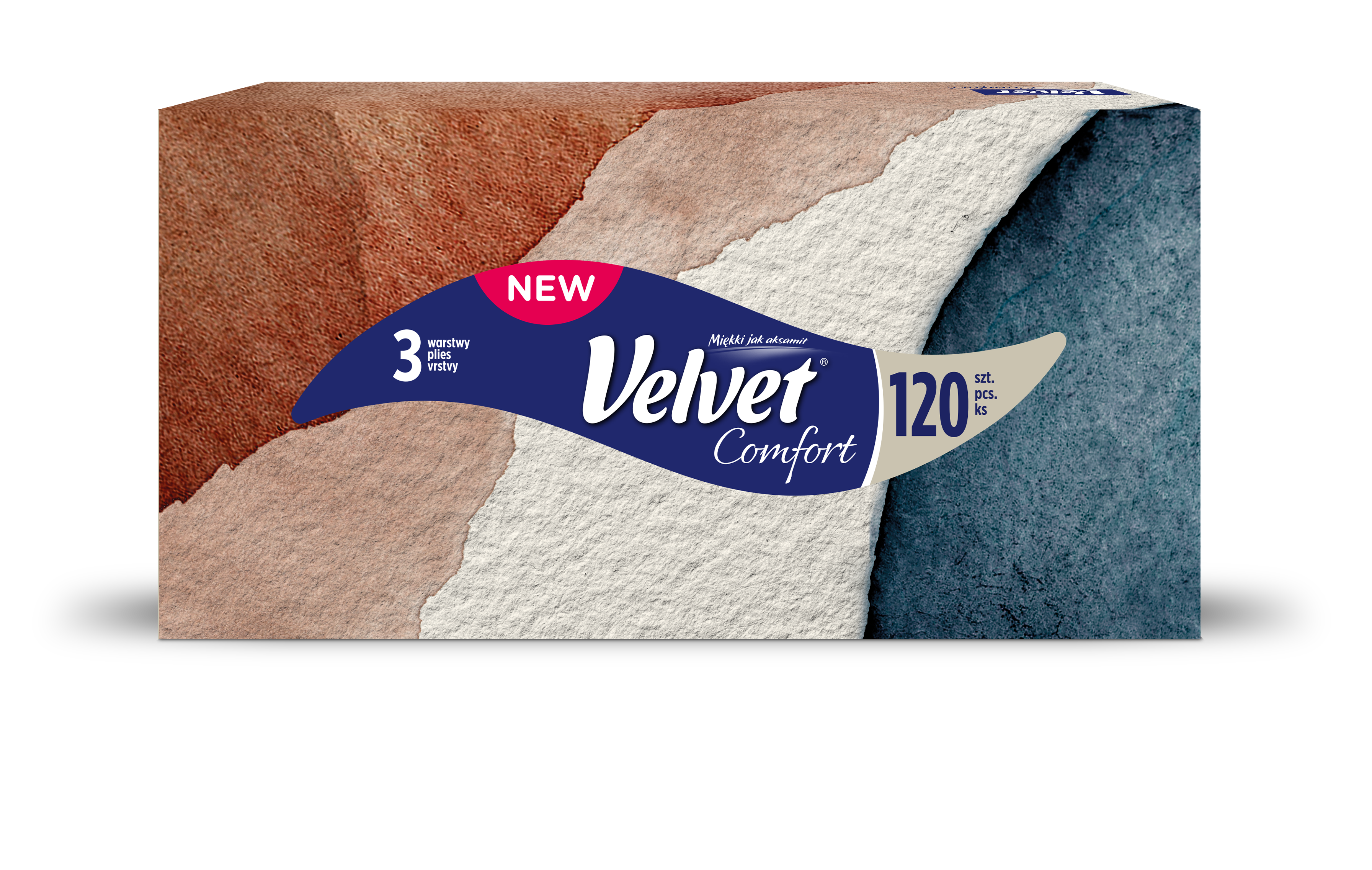Chusteczki Uniwersalne Velvet Comfort Szt. 120