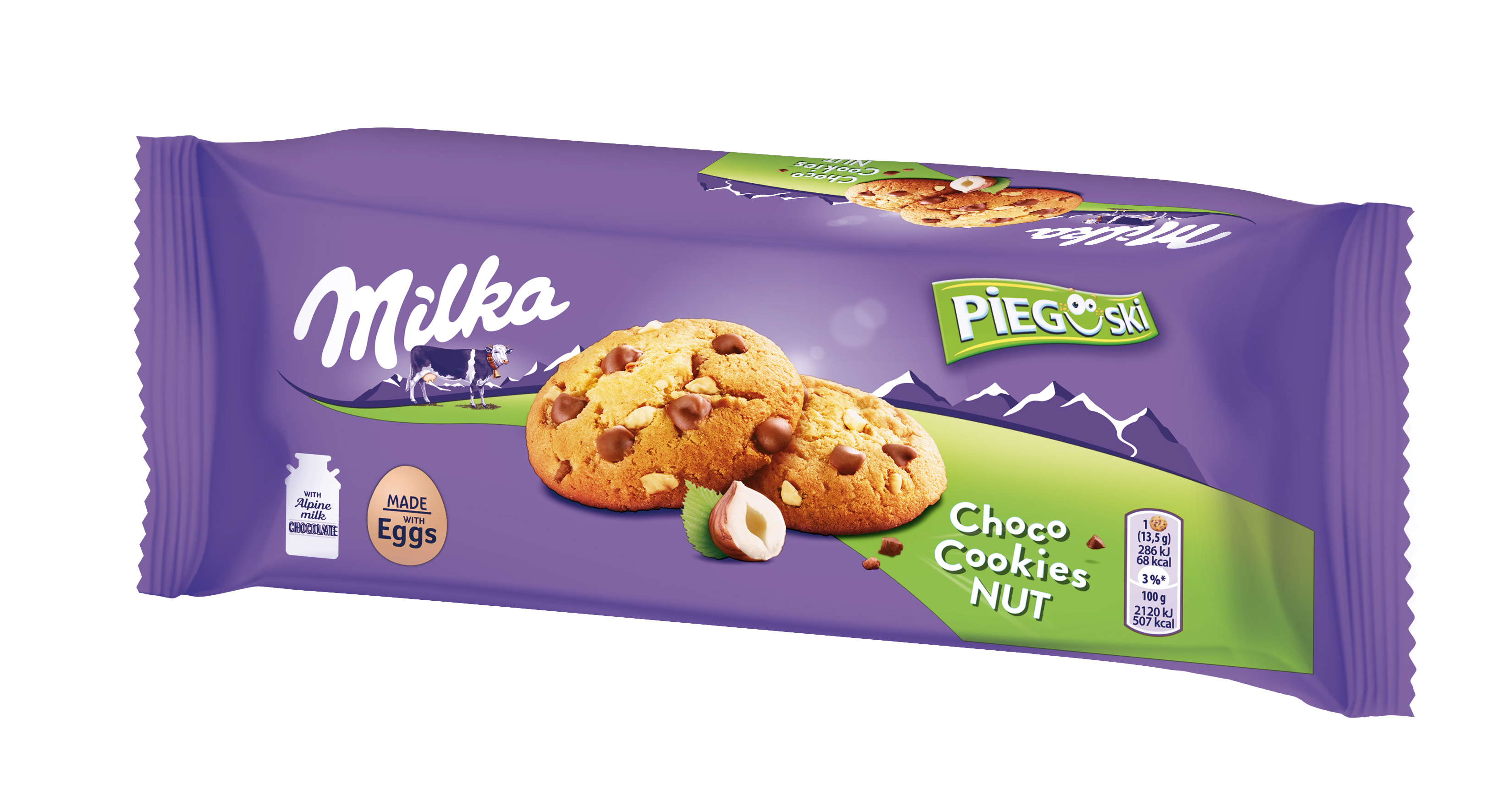 Milka Pieguski Nut 135G