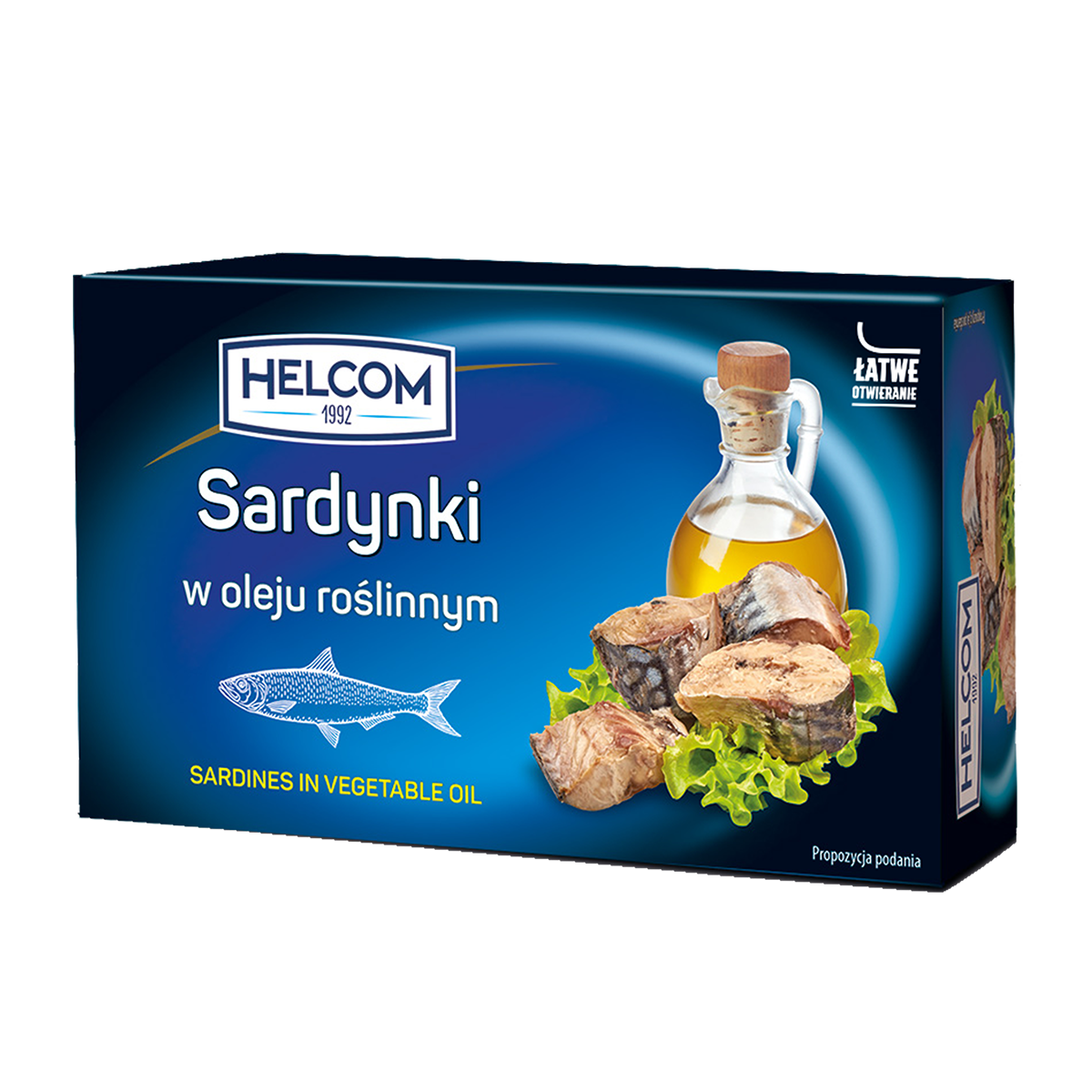 Sardynki W Oleju Roślinnym 125G Helcom