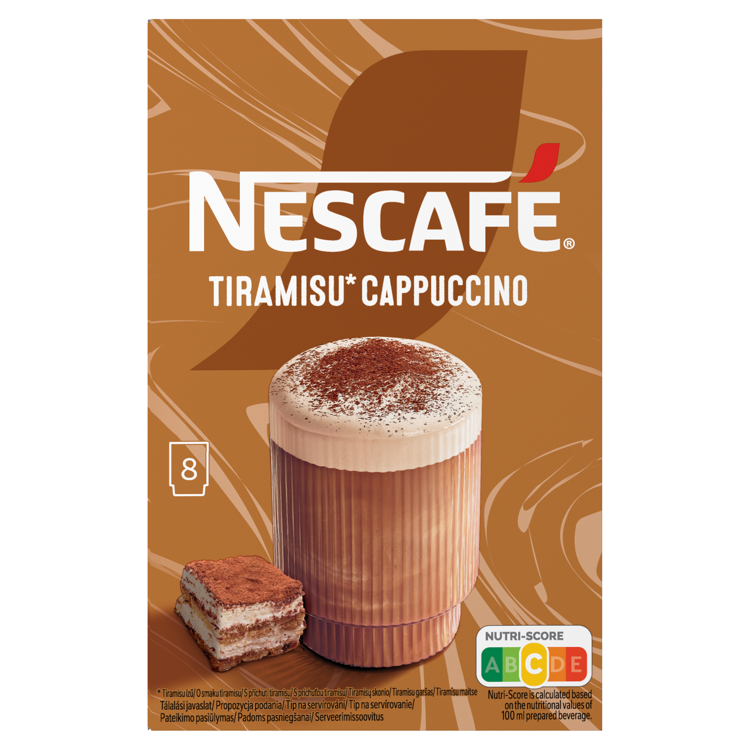 Nescafe Cappuccino Tiramisu 116,8 G (8 X 14,6G)