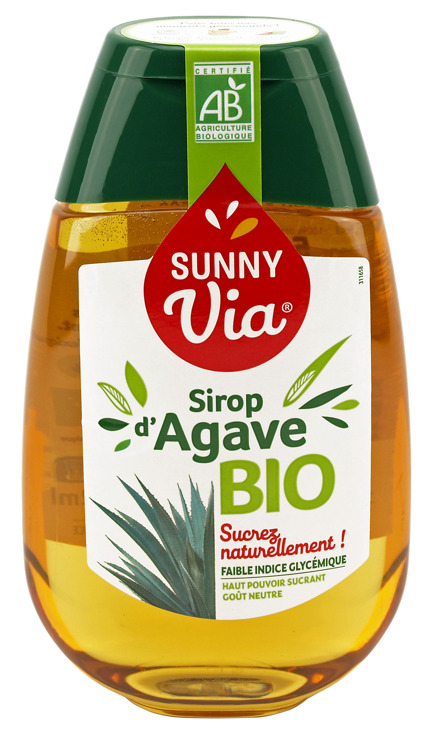 Syrop Z Agawy Bio 500 G Sunny Via