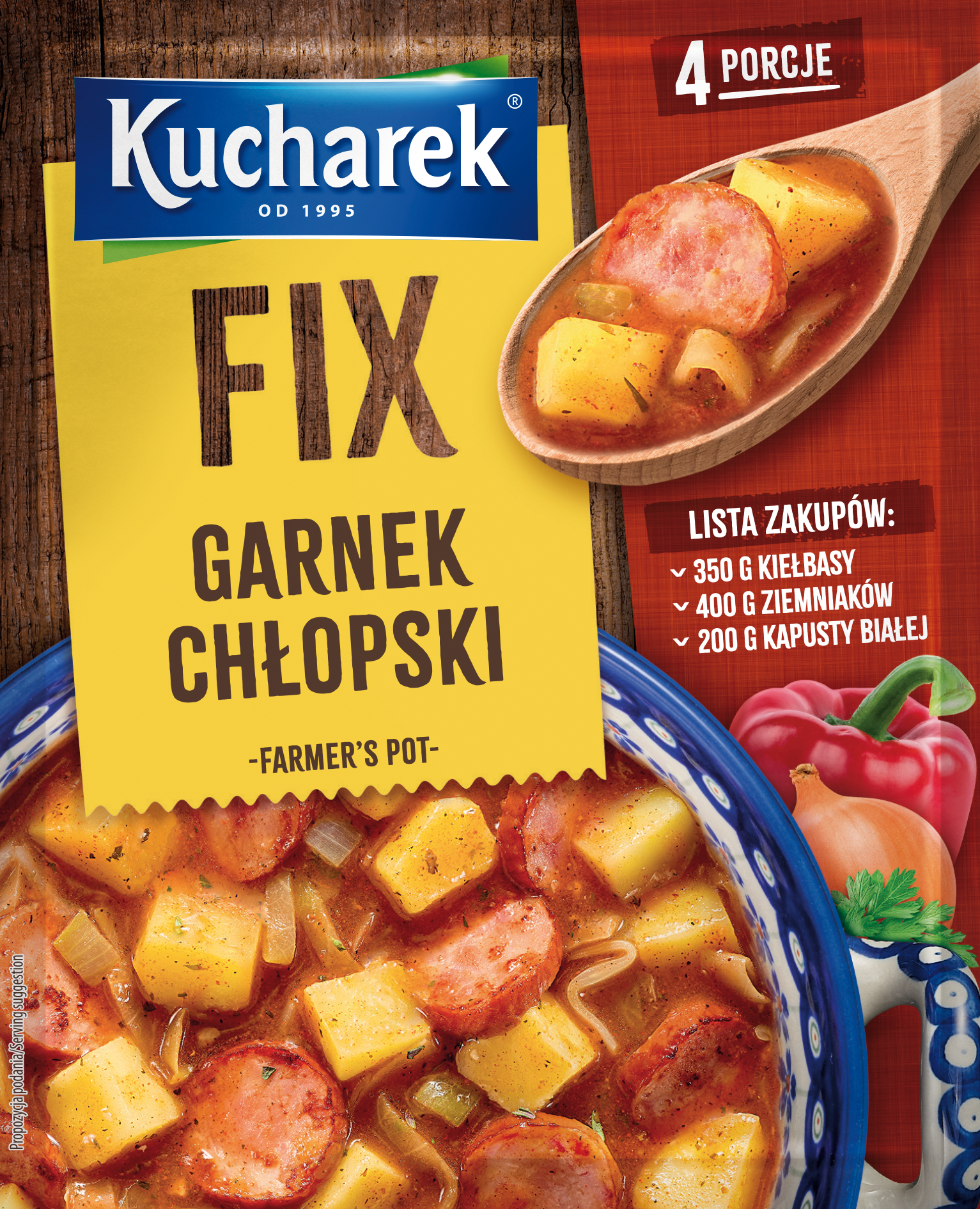 Kucharek Fix Chłopski Garnek 40G