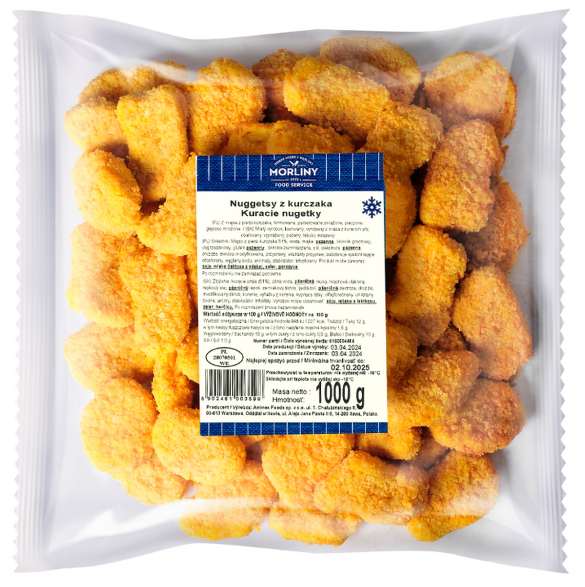 Morliny Nuggets Z Kurczaka 1Kg