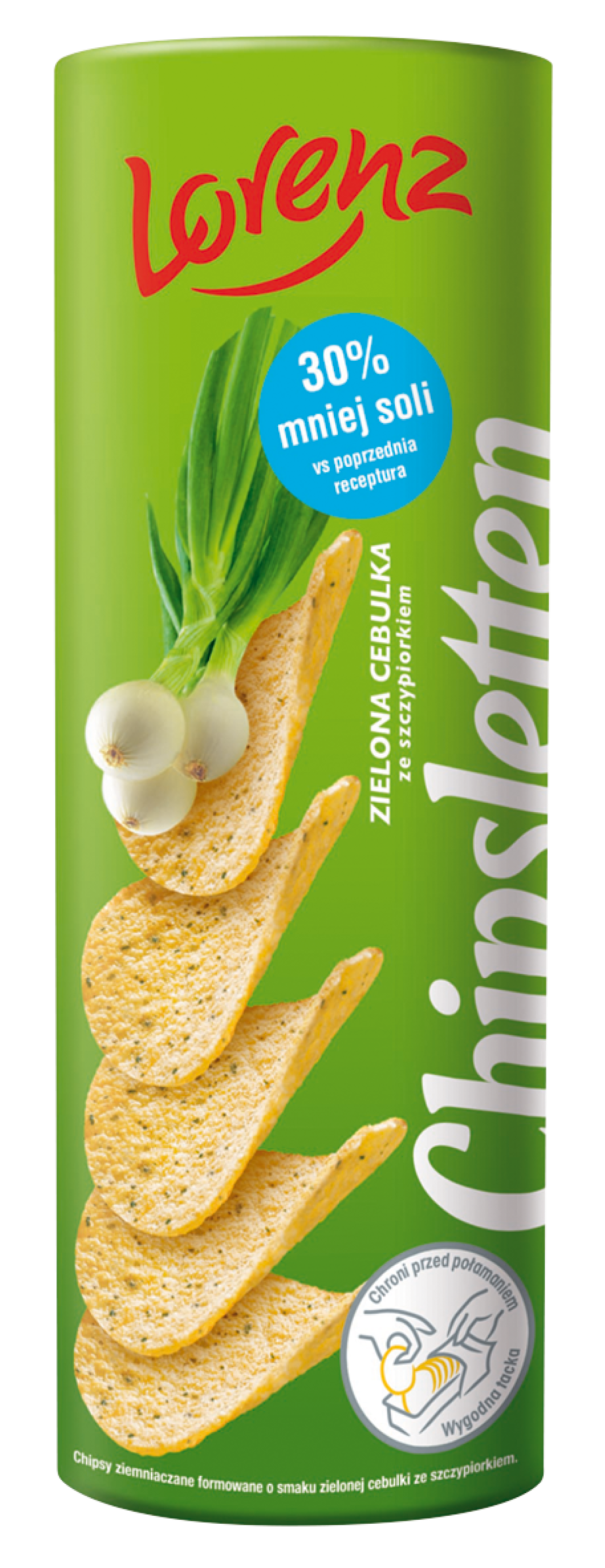 Chipsletten Zielona Cebulka 100G