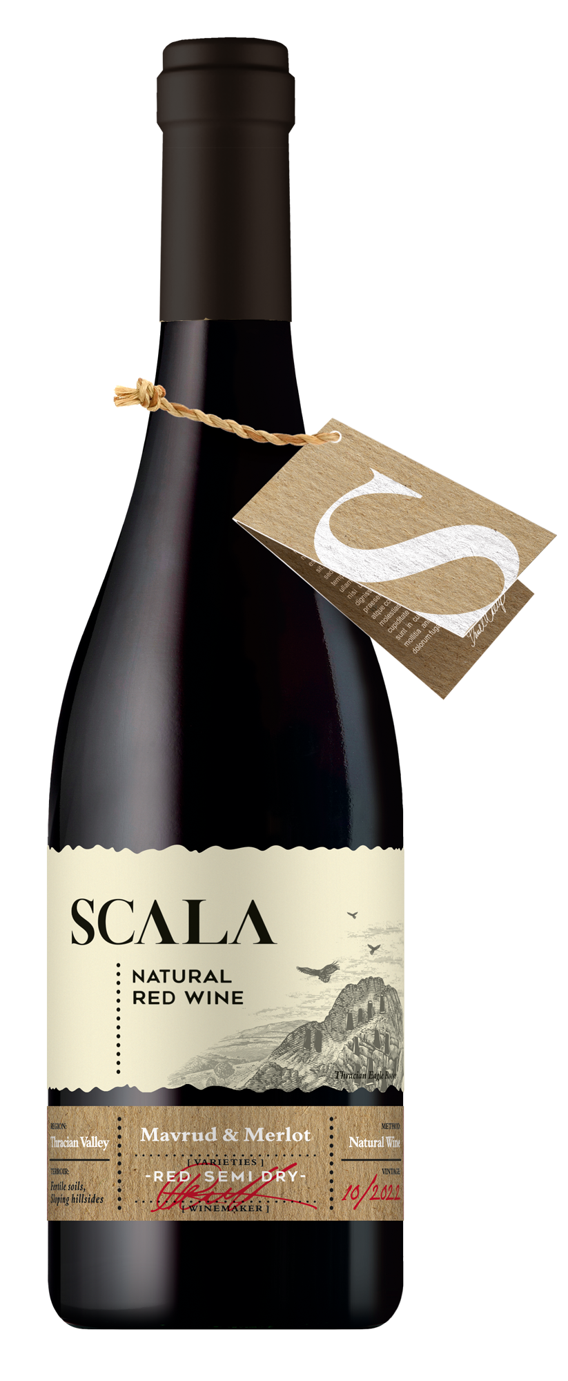 Scala Natural Red Wine Semi Dry 0,75L