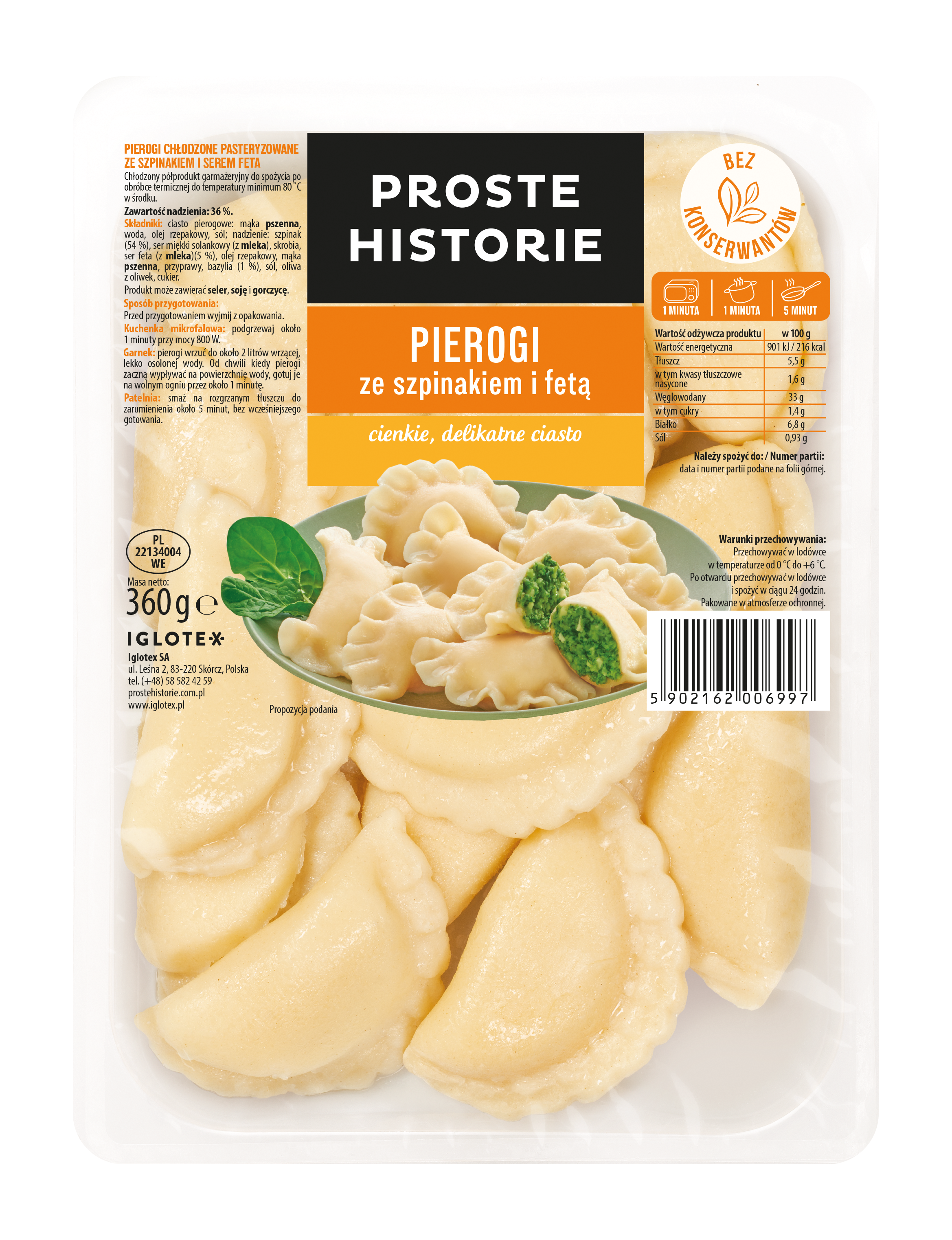 Proste Historie Pierogi Ze Szpinakiem I Fetą 360G