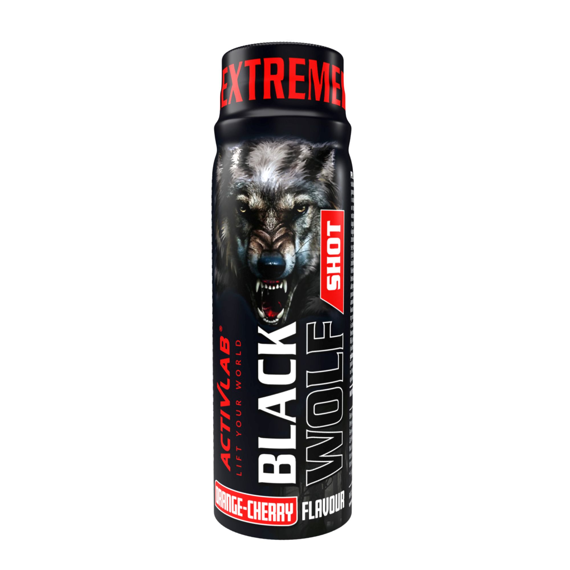 Activlab Black Wolf Shot Smak Pomarańczowo-Wiśniowy (Buteleczka 80 Ml) Suplement Diety