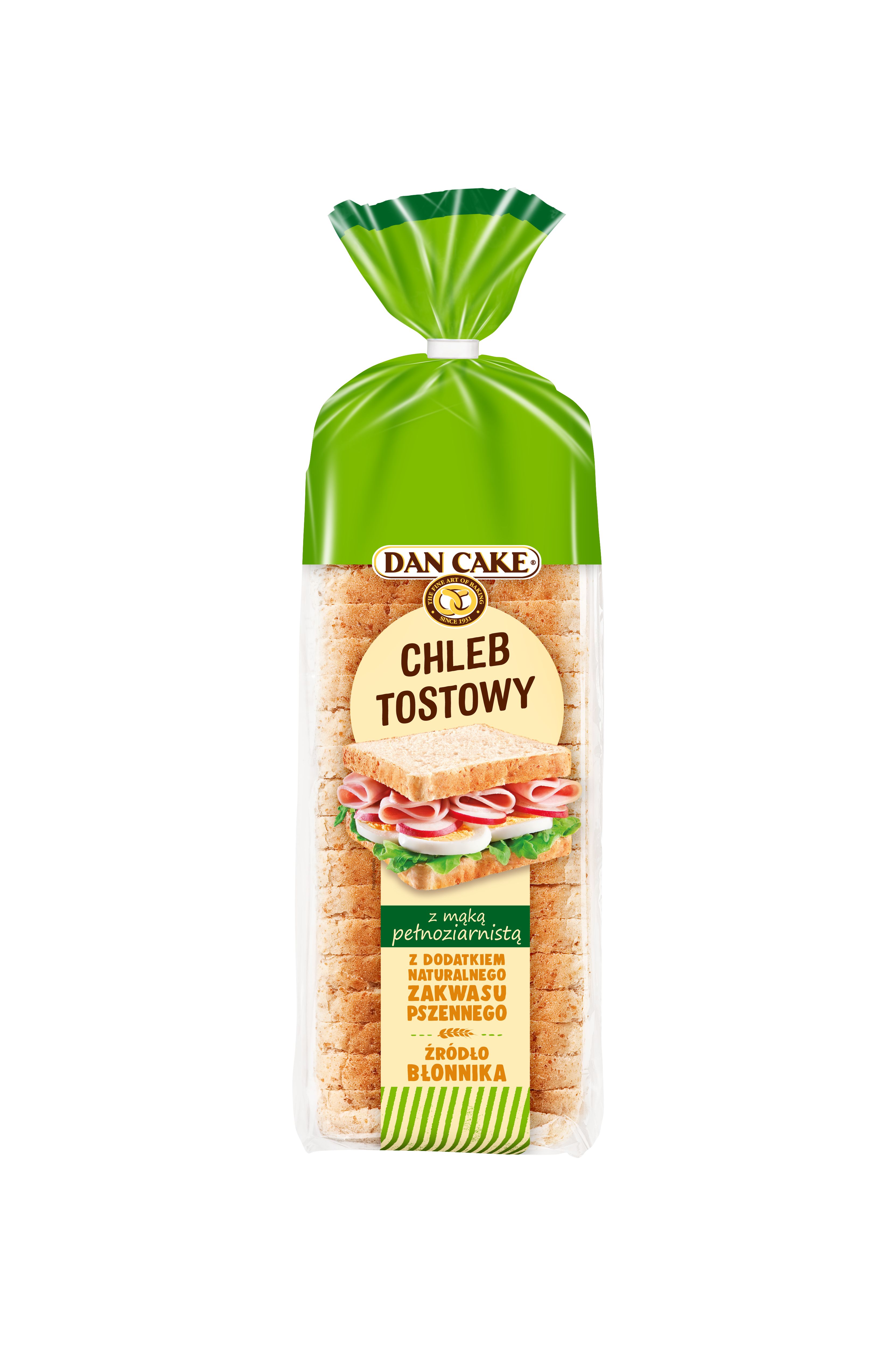 Chleb Tostowy Pełnoziarnisty 500G Dan Cake