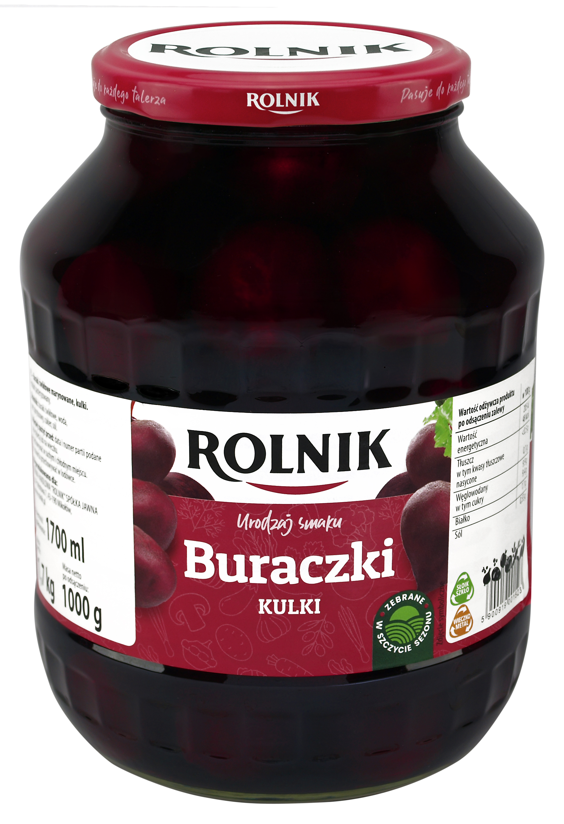 Buraczki Kulki 1700 Ml Rolnik