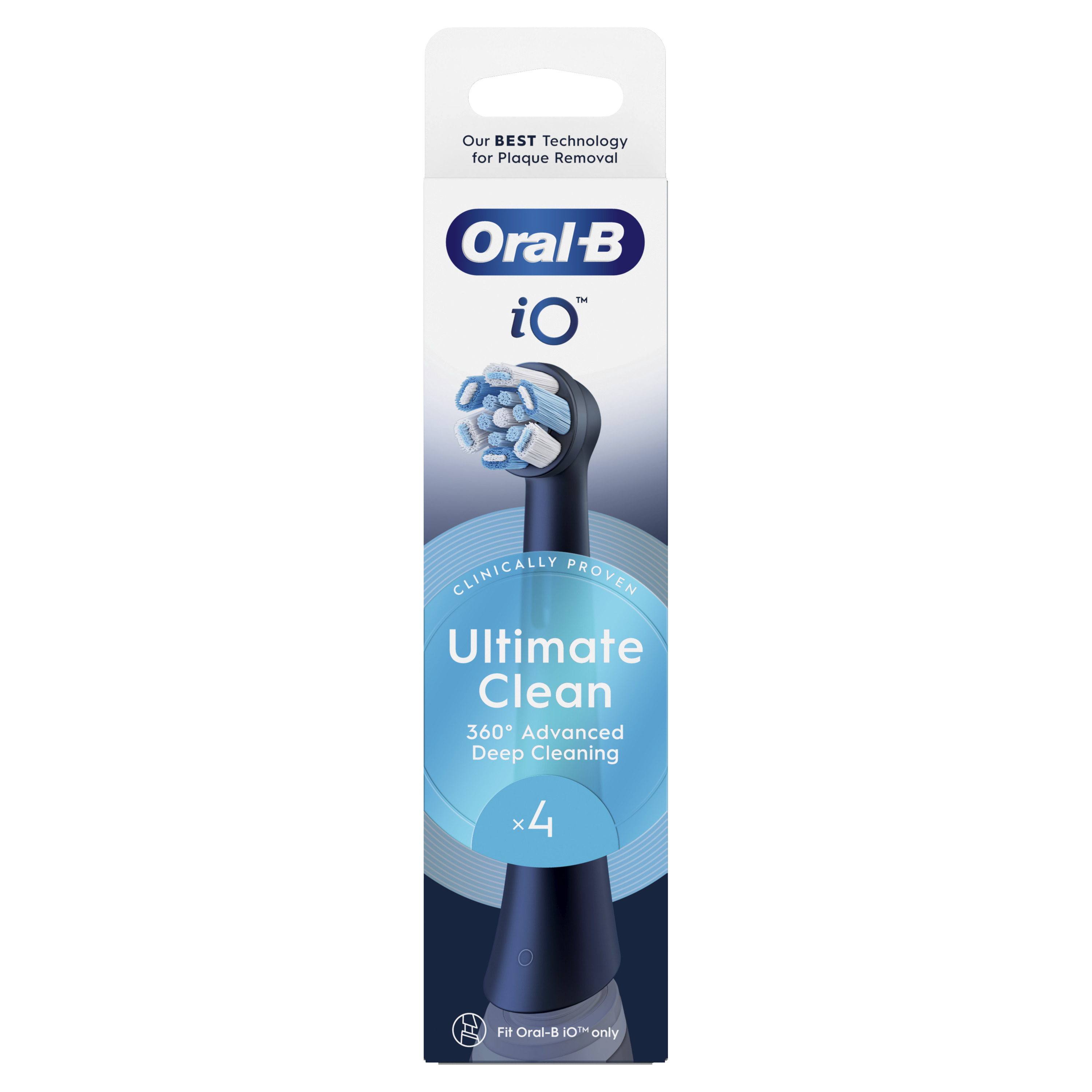 Końcówki Do Szczoteczek Oral-B Io Series Ultimate Clean Black 4Szt
