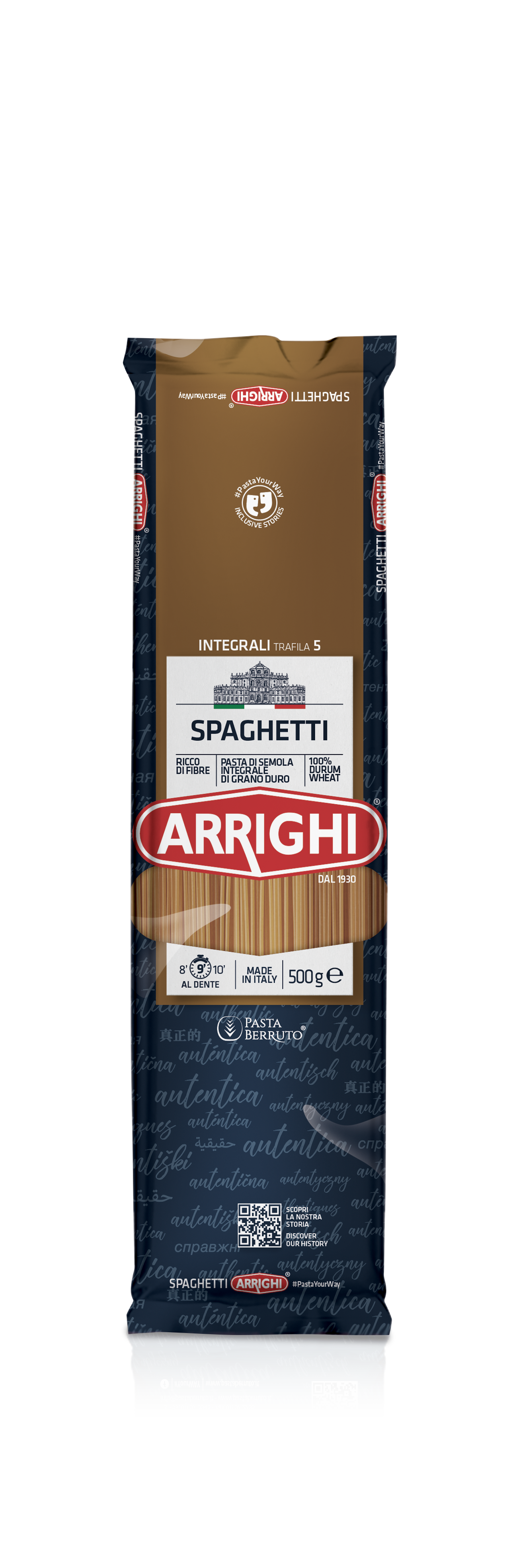 Arrighi Makaron Pełnoziarnisty Spaghetti 500G