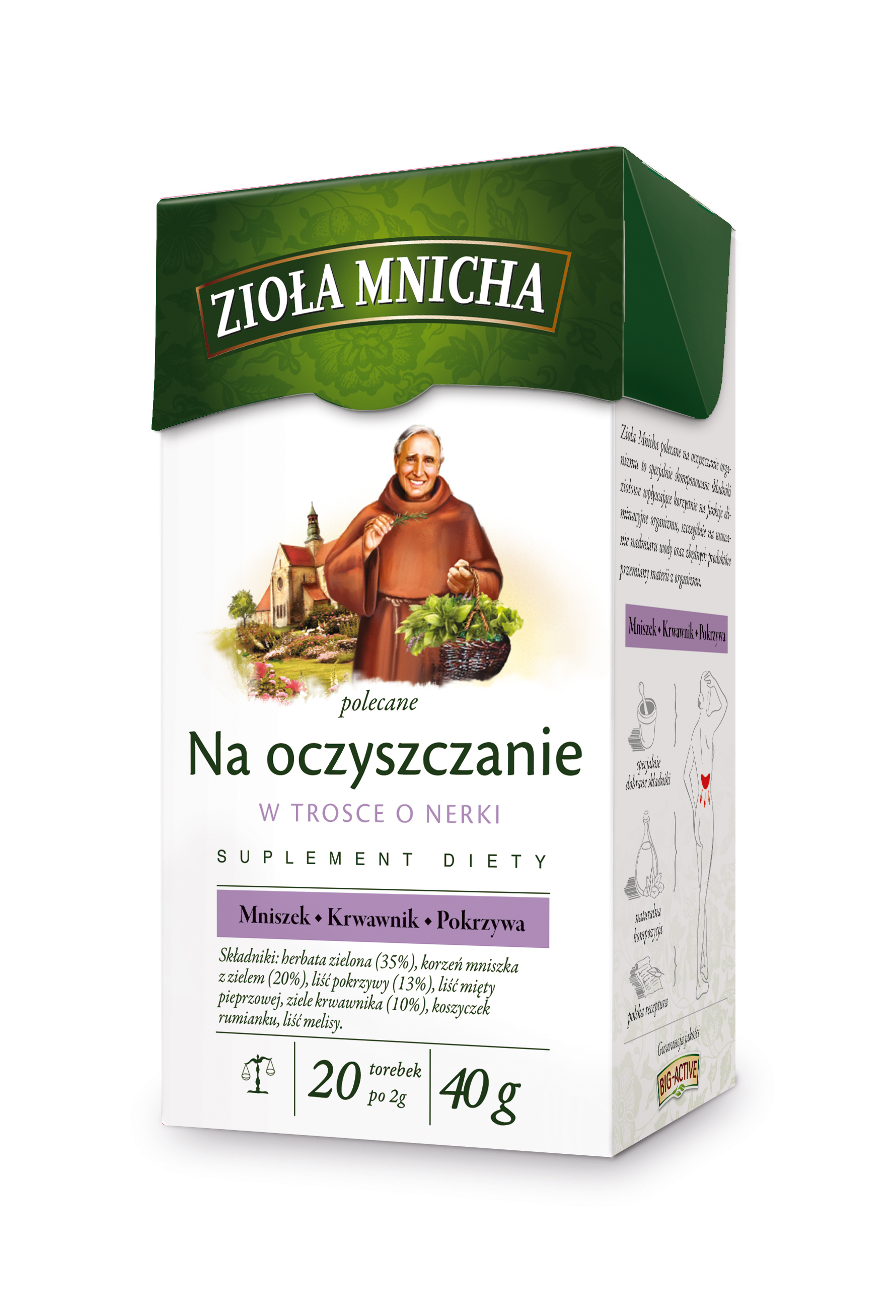 Zioła Mnicha Na Oczyszczanie 20Tb/40G