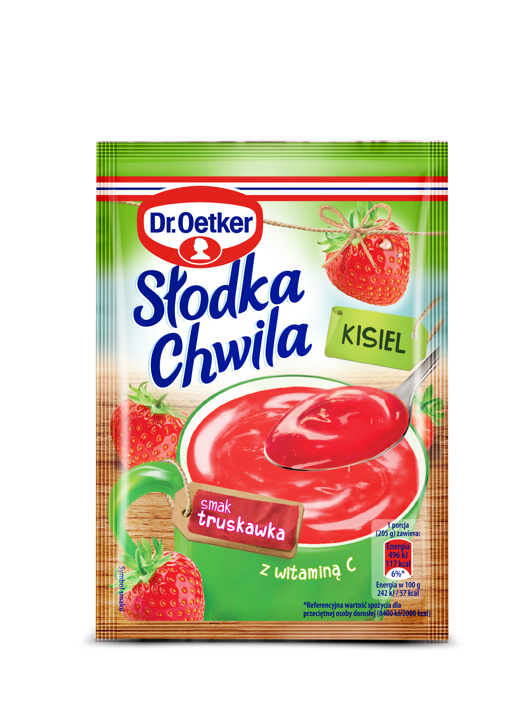 Dr. Oetker Słodka Chwila Kisiel Truskawkowy 30 G