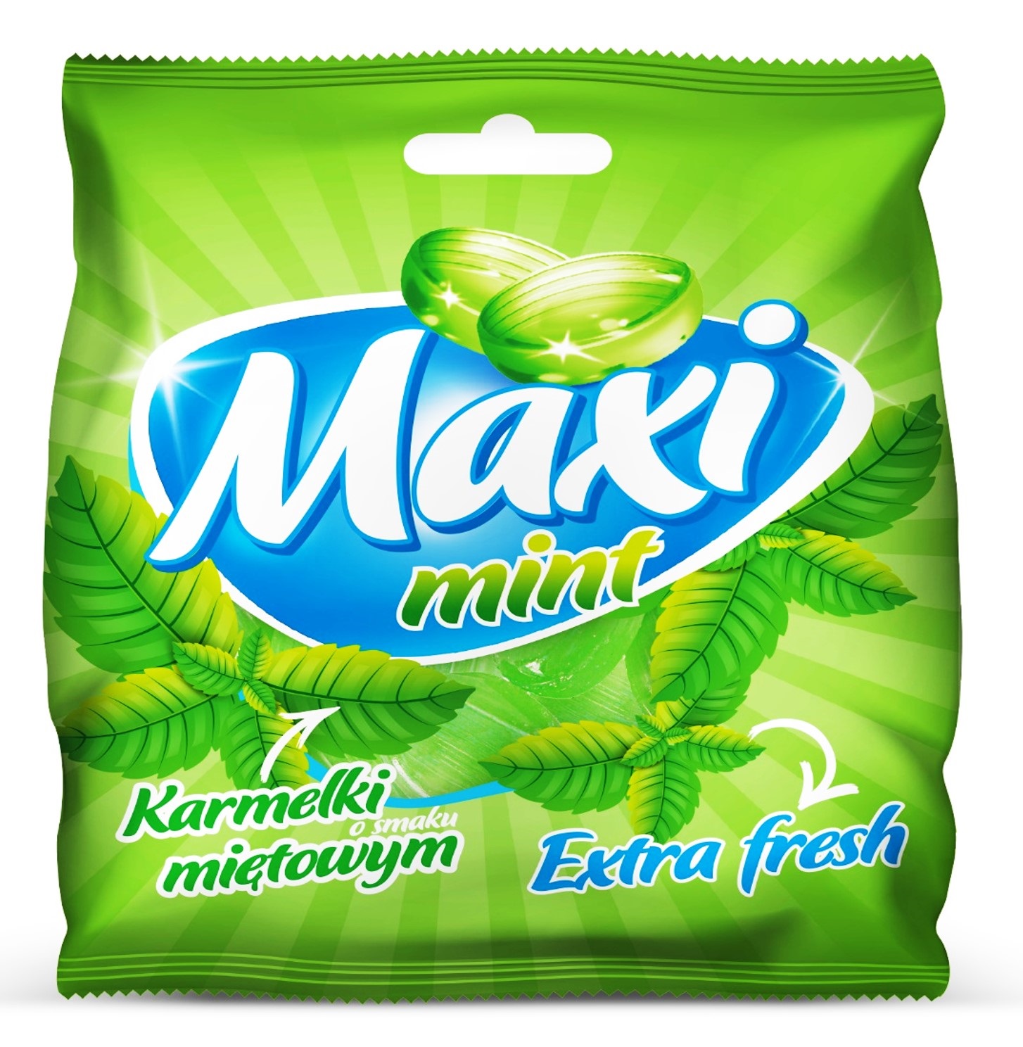 Karwit Karmelki Twarde Miętowe 80G