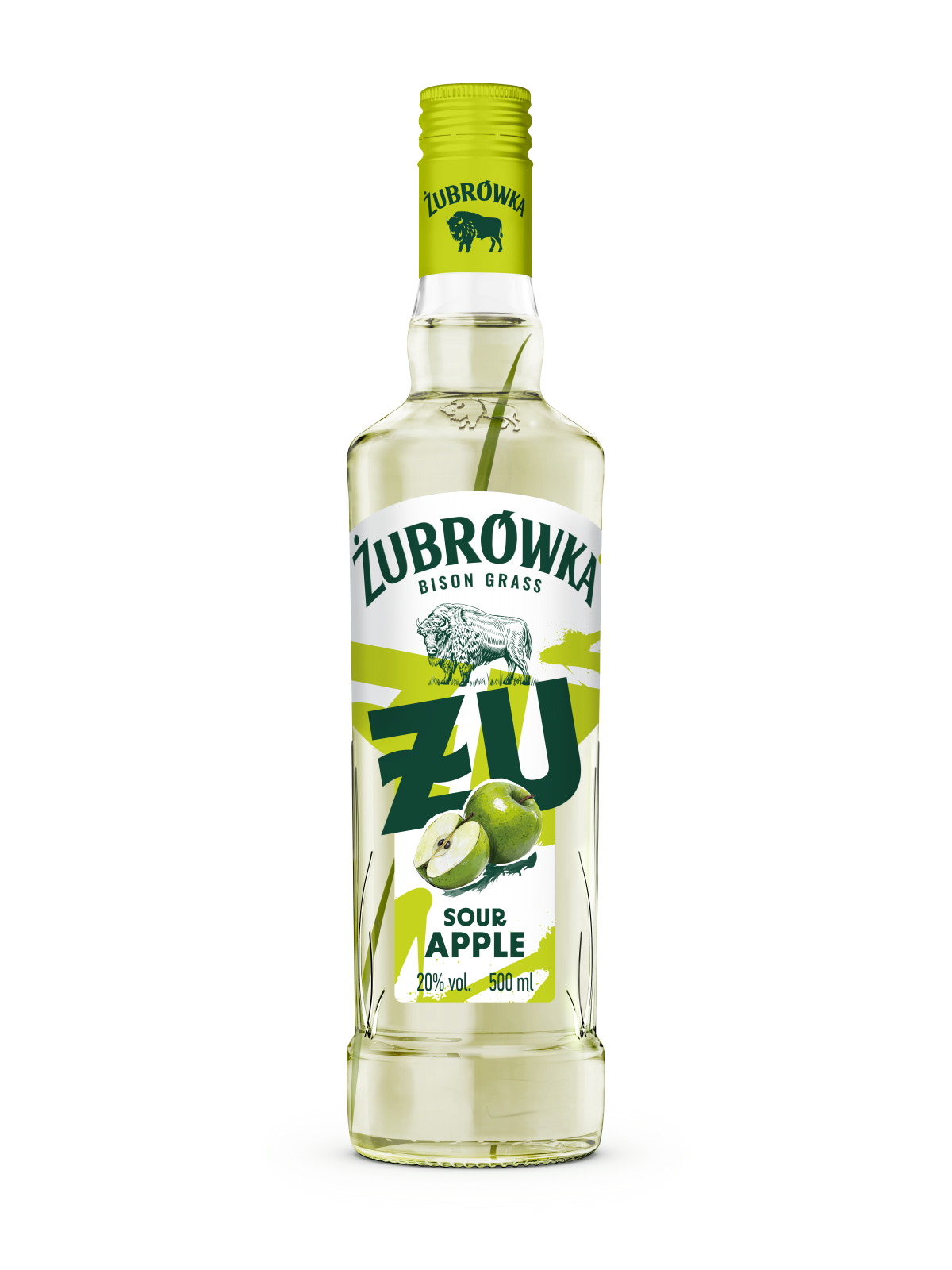 Likier Żubrówka Żu Kwaśne Jabłko 500 Ml 20%