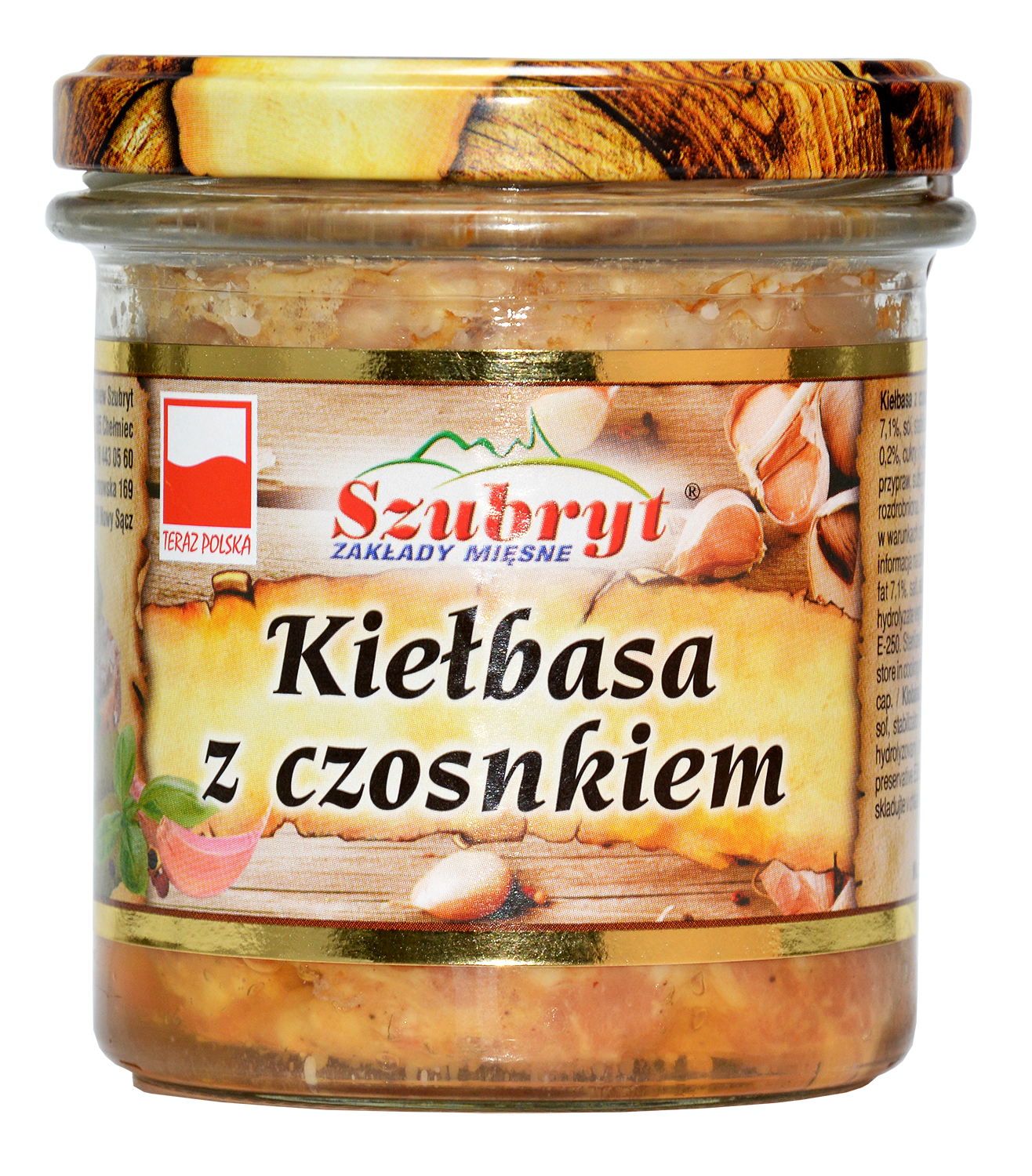 Kiełbasa Z Czosnkiem Szubryt 300G