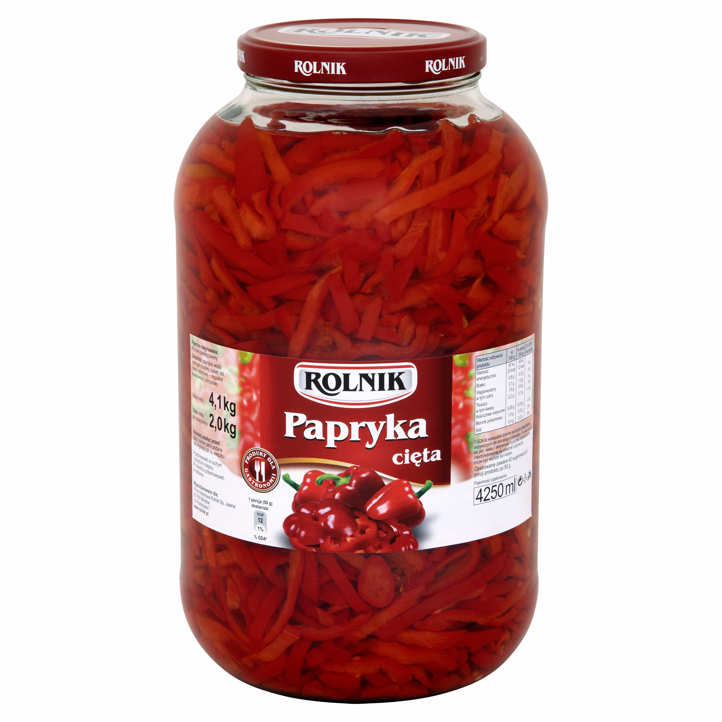 Papryka Cięta Rolnik 4250 Ml
