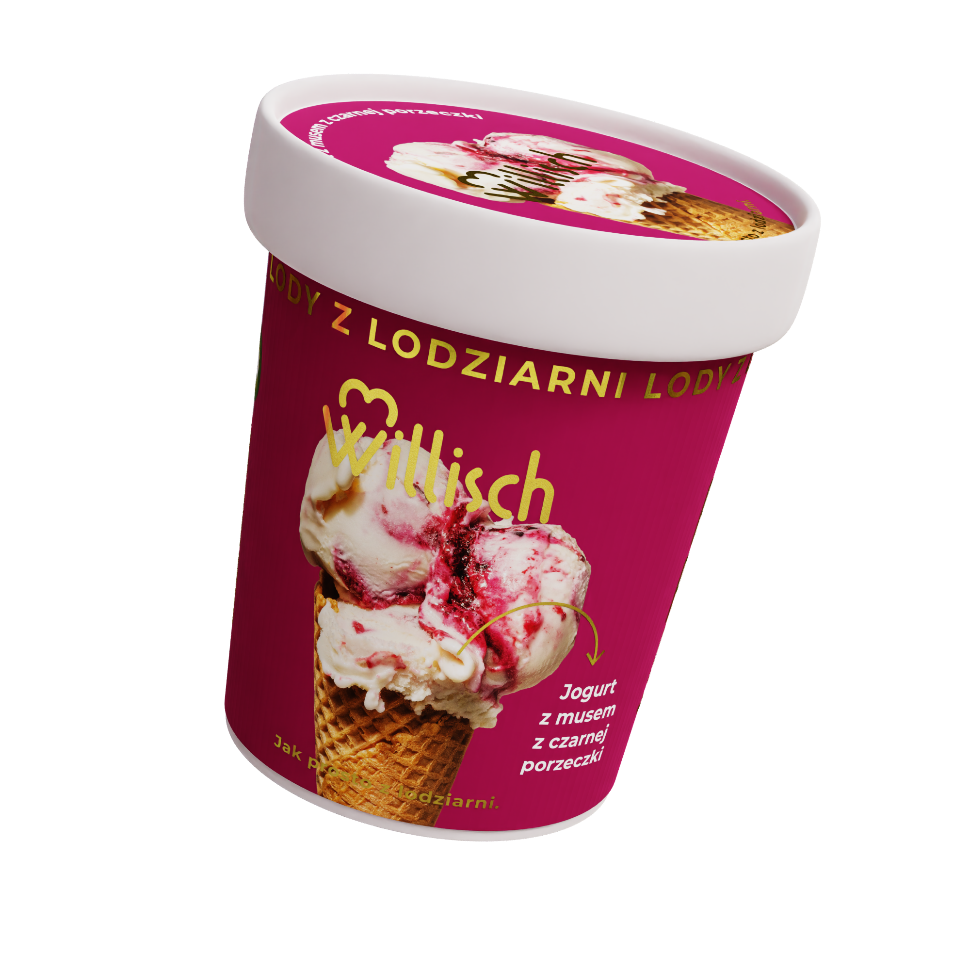 Willisch Lody Z Lodziarni Smak Jogurt Z Musem Z Czarnej Porzeczki 465 Ml