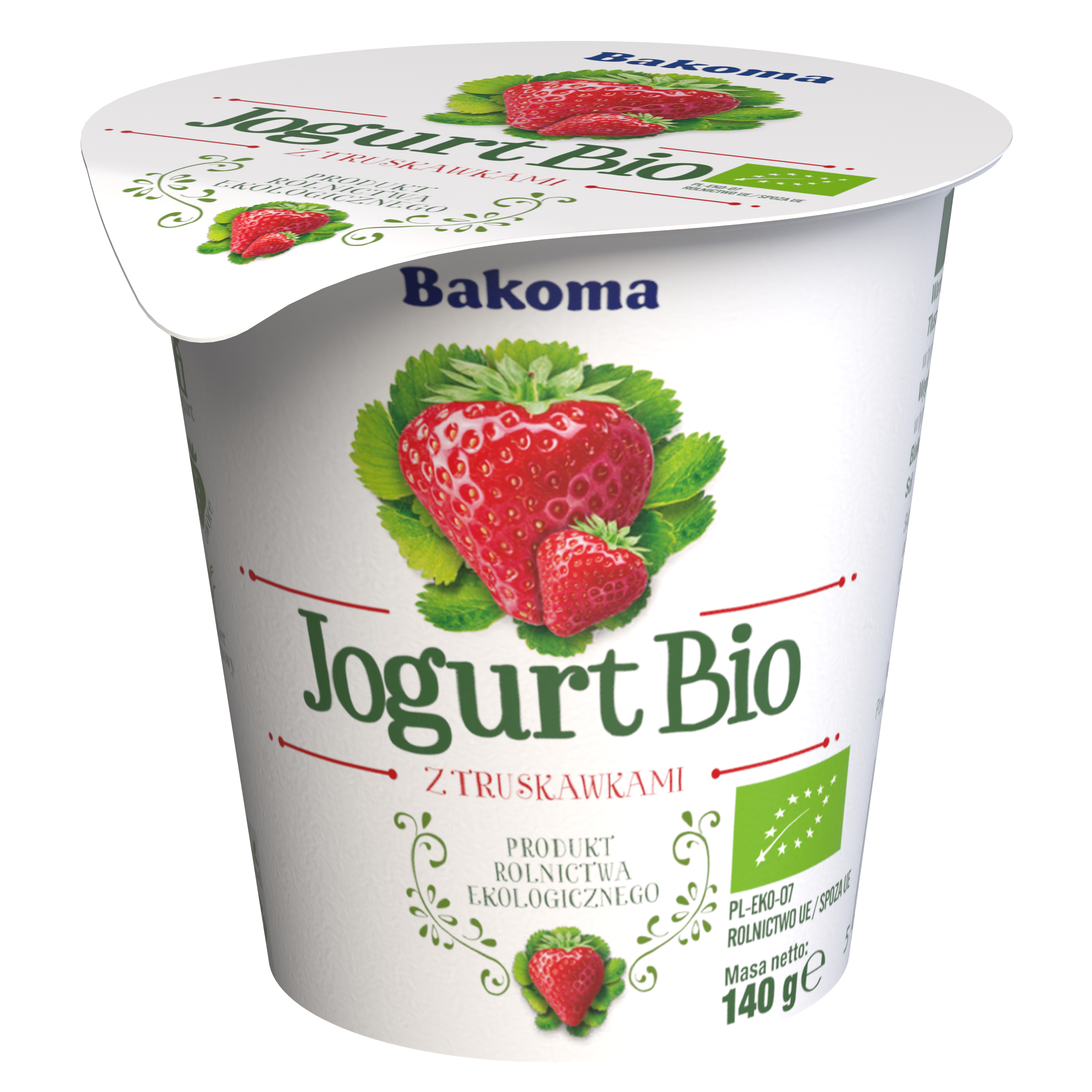 Jogurt Bio 140G Truskawka