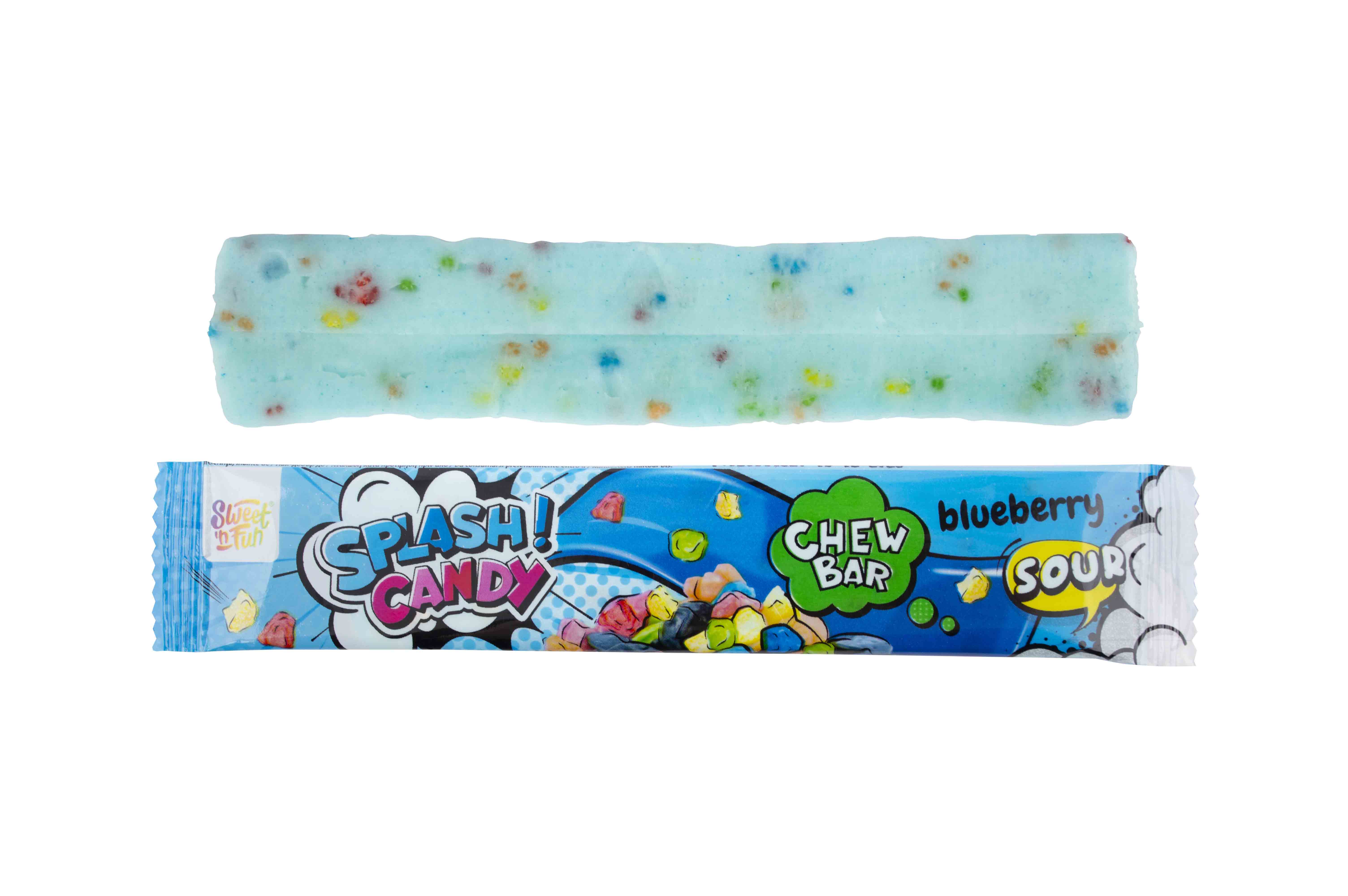 Sweet'Nfun Splash Candy Sour Chew Bar 20 G